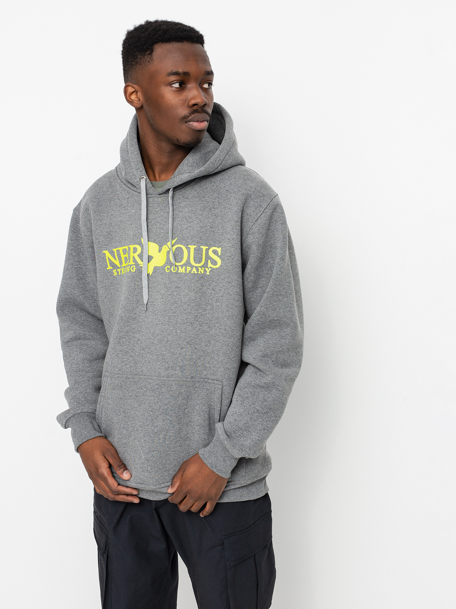 Bluza z kapturem Nervous Classic HD (grey)