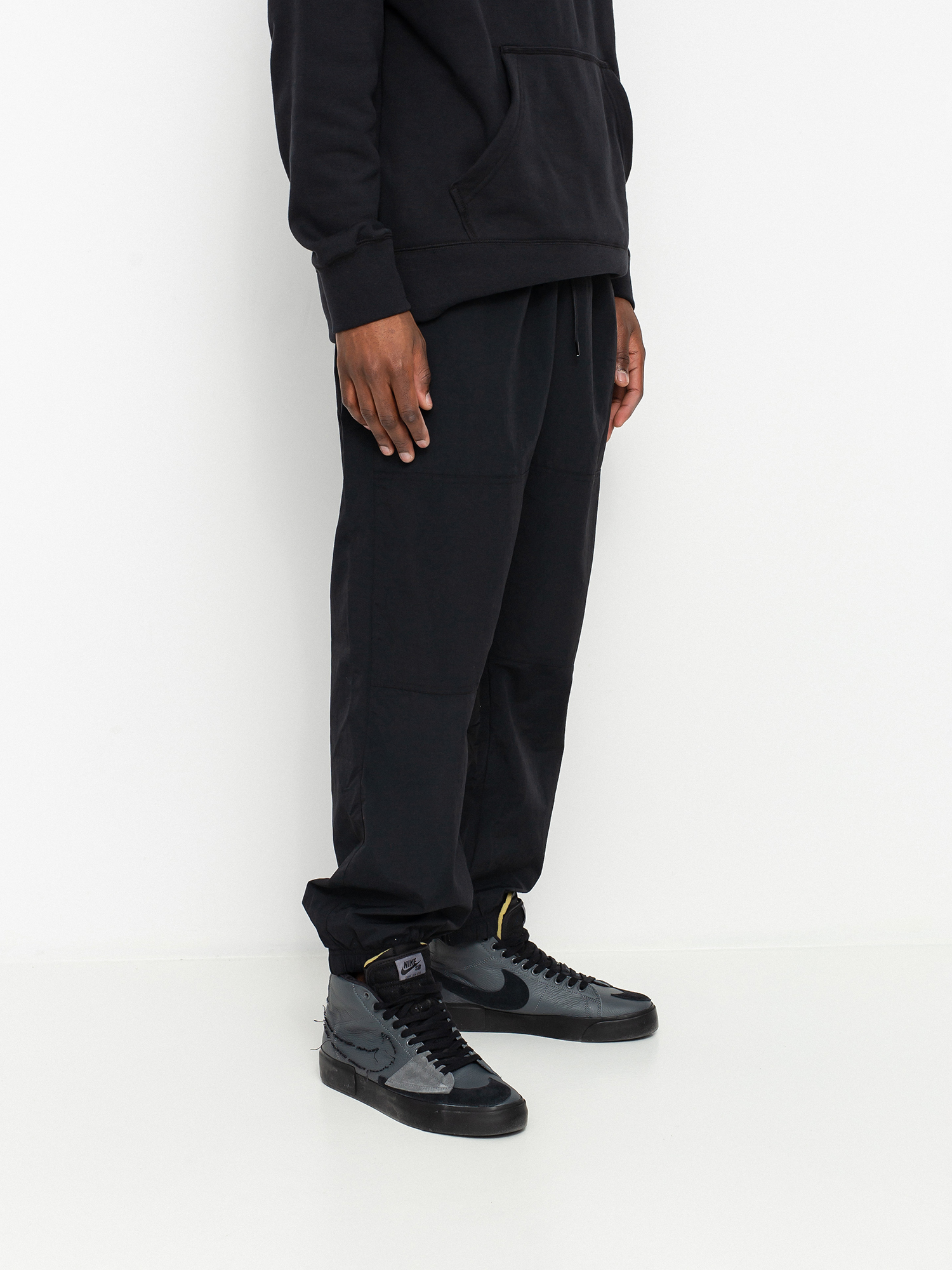 Spodnie Nike SB Left Leg Logo (black/white)