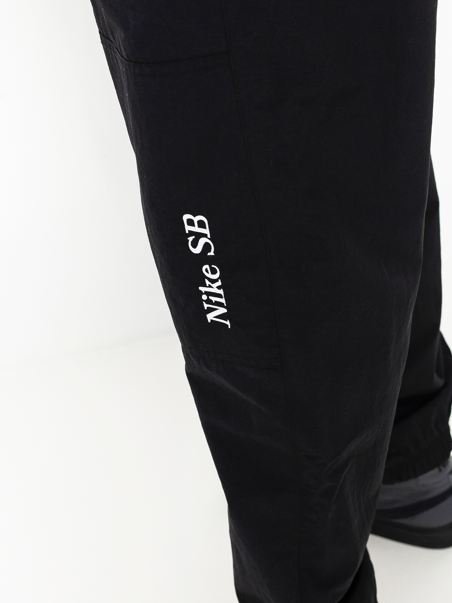Spodnie Nike SB Left Leg Logo (black/white)