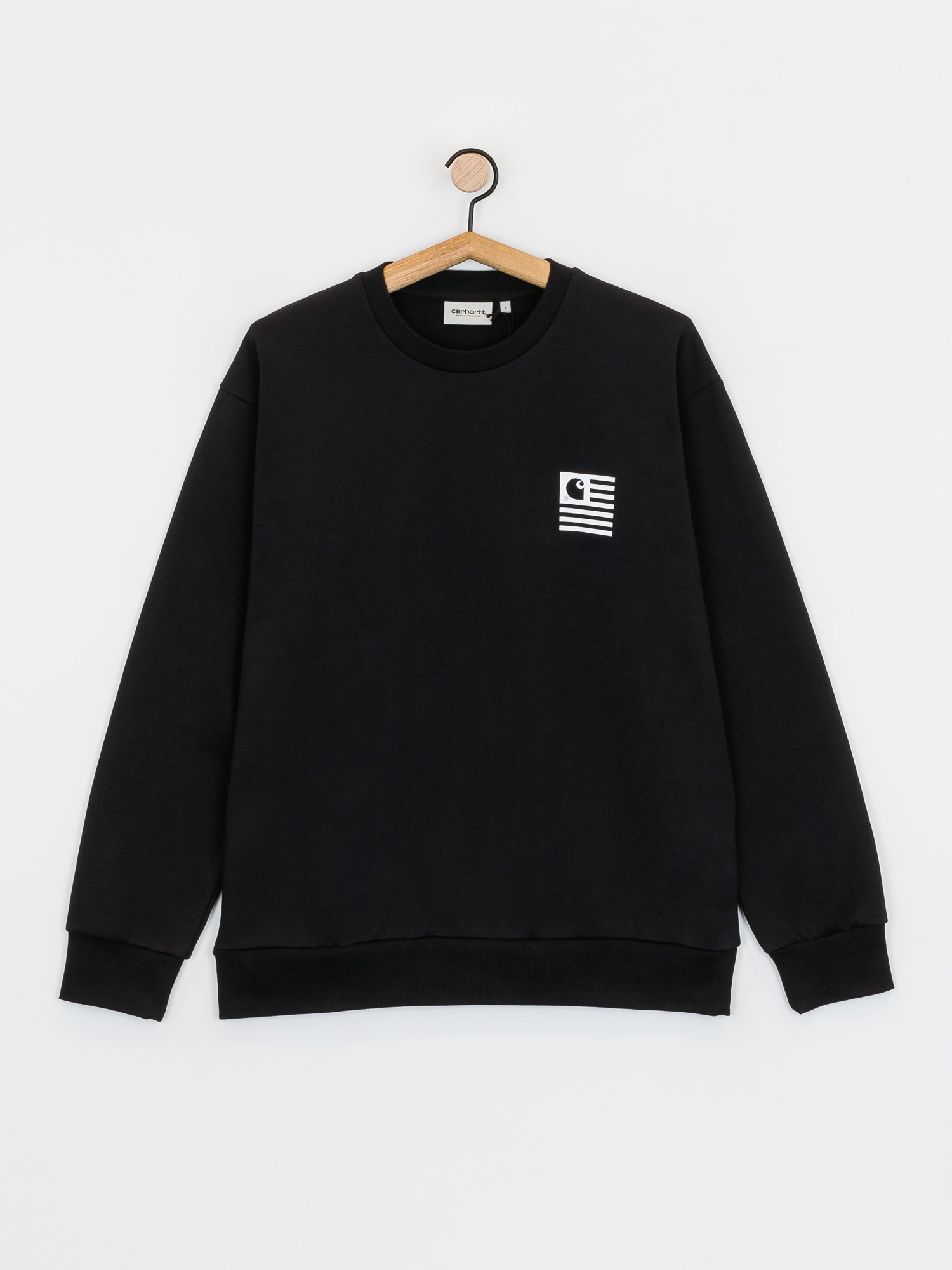 Bluza Carhartt WIP Wavy State (black/white)