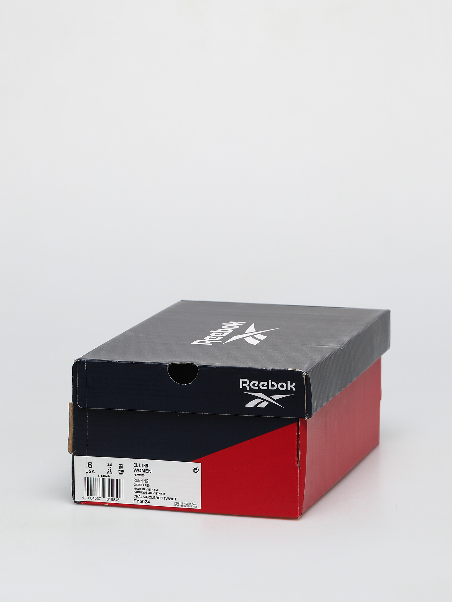 Buty Reebok Cl Lthr Wmn (chalk/golbro/ftwwht)