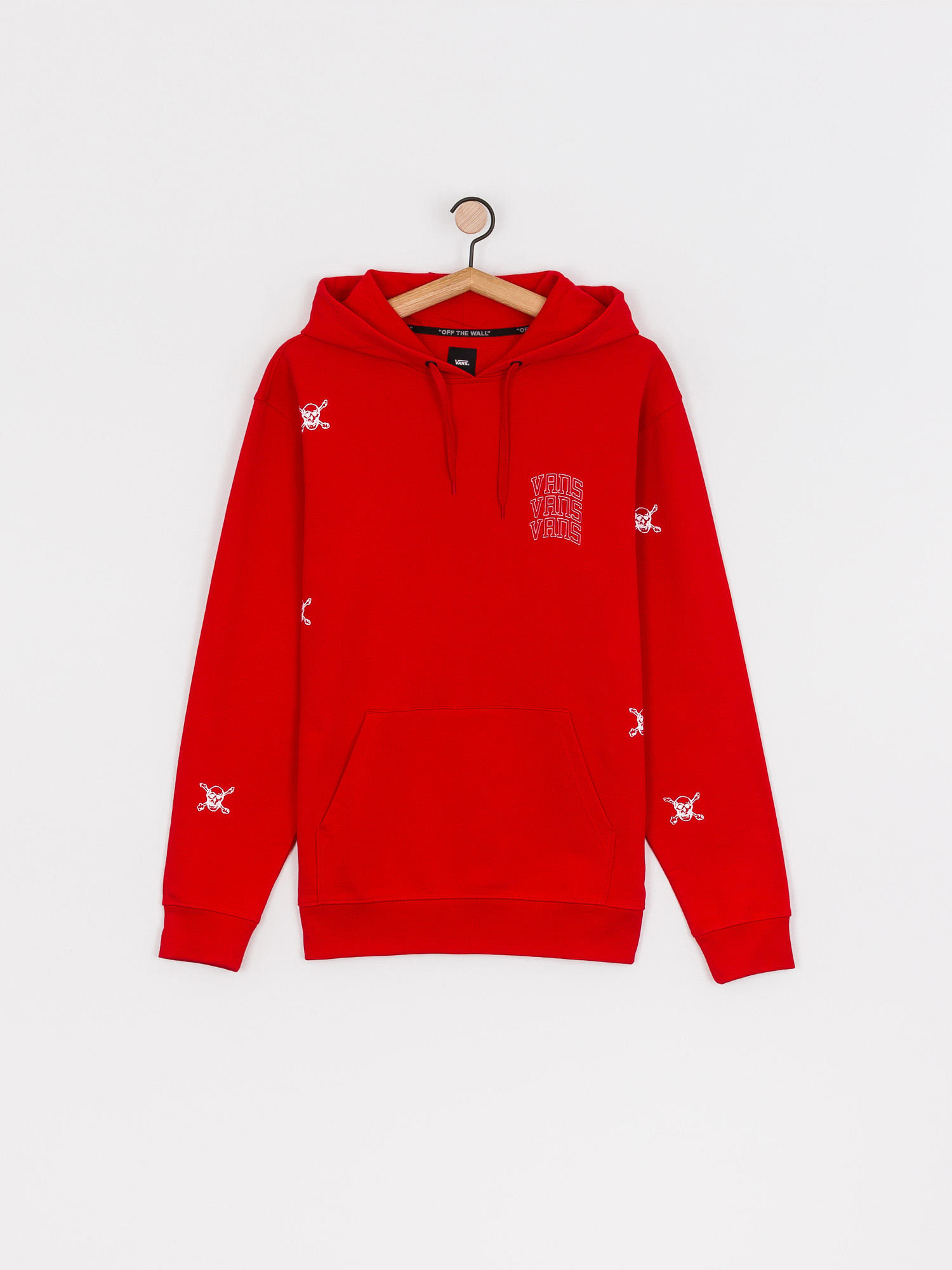 Bluza z kapturem Vans New Varsity HD (high risk red)