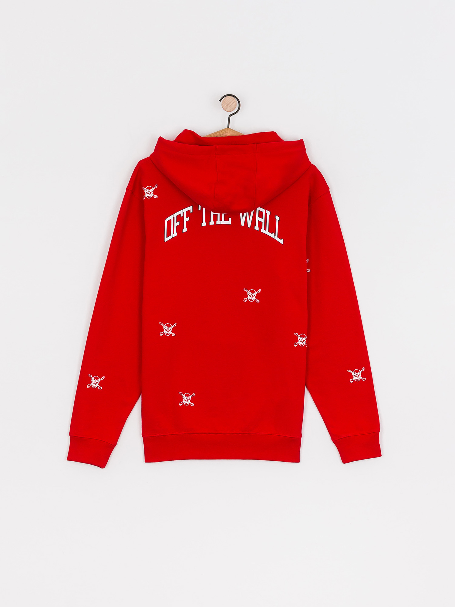 Bluza z kapturem Vans New Varsity HD (high risk red)