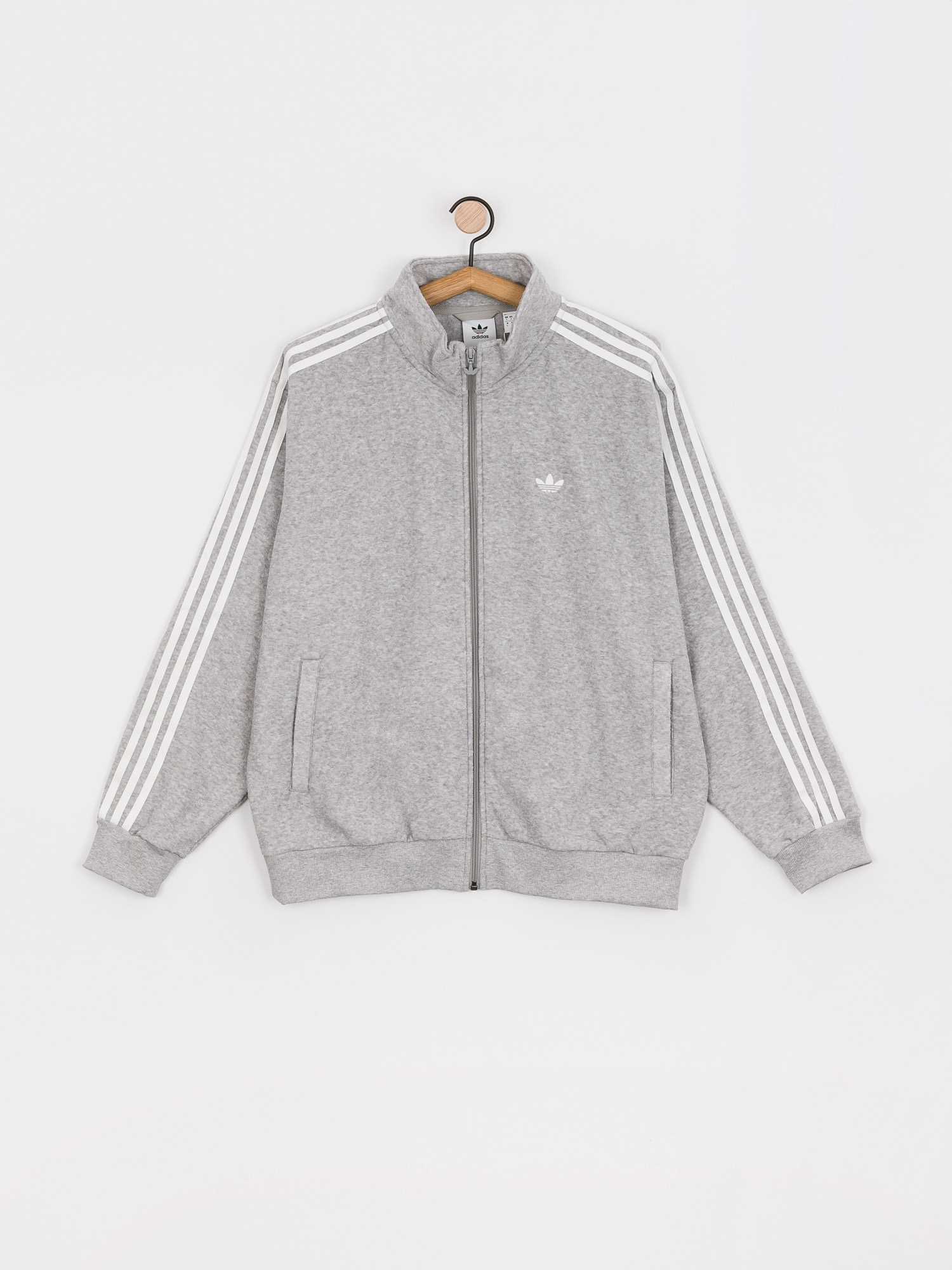 Bluza adidas Boucle Track (mgreyh/white)