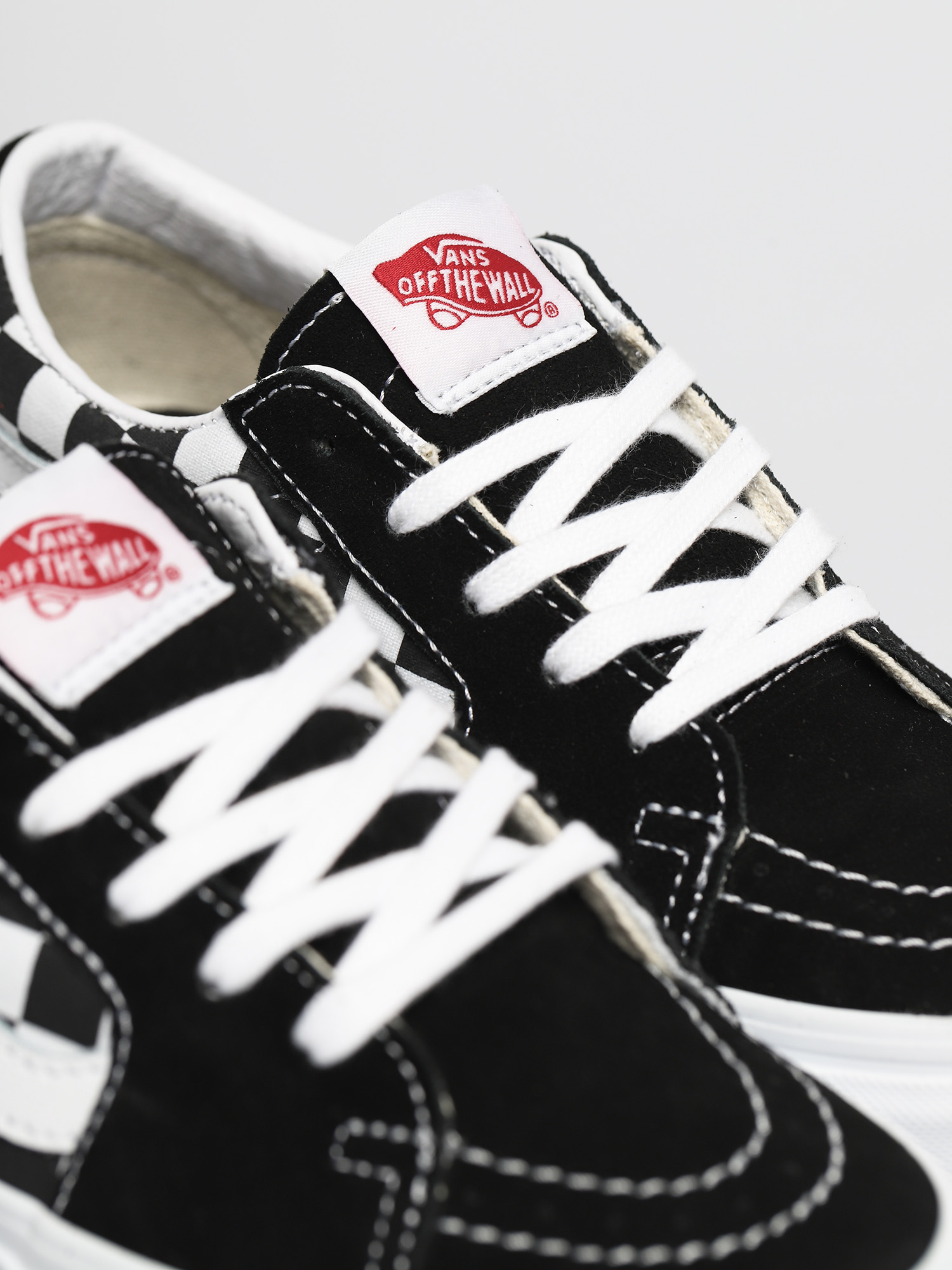 Buty Vans Sk8 Low (canvas/suede black/checkerboard)