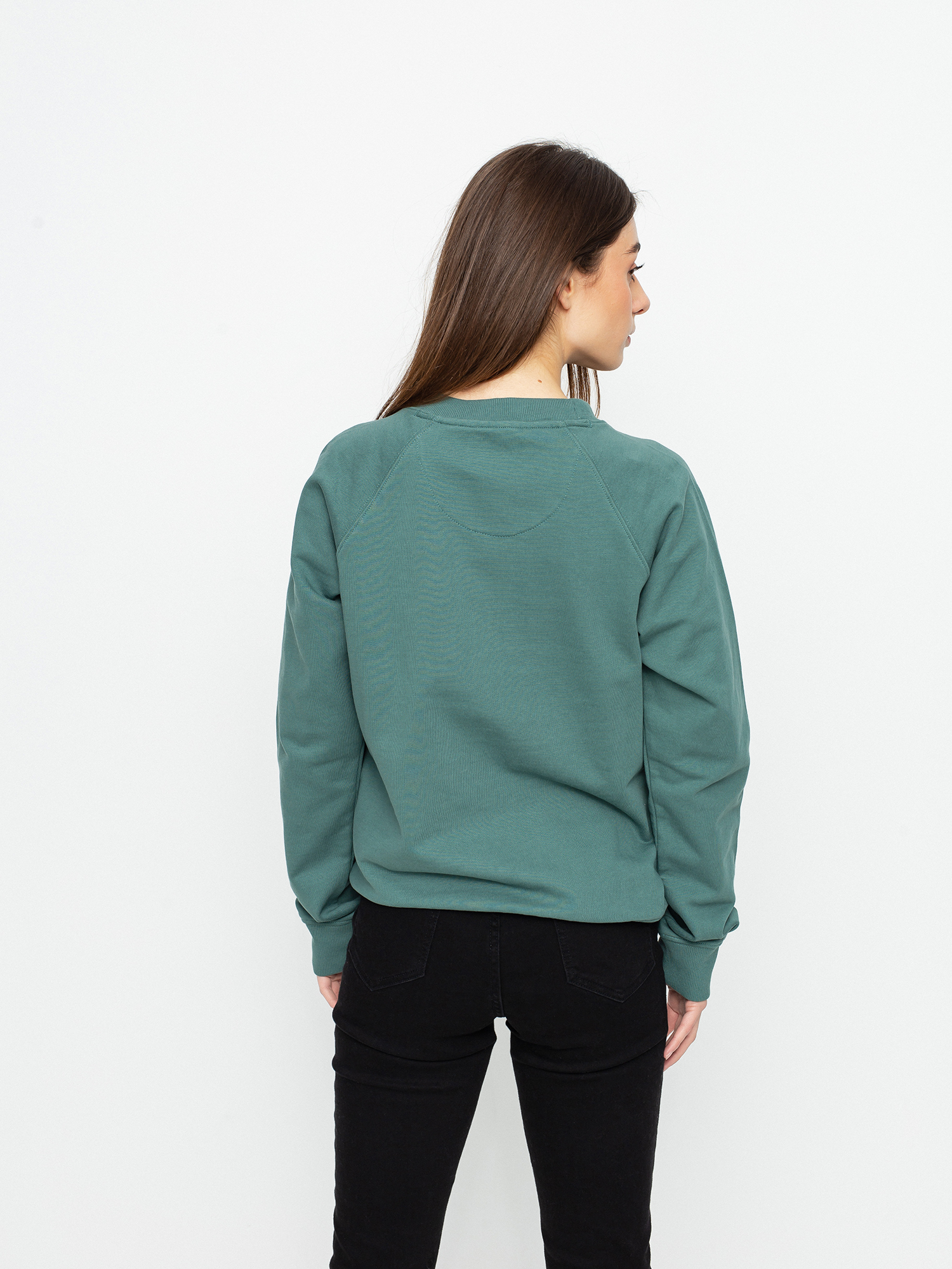 Bluza Patagonia Pastel P 6 Label Organic Crew Wmn (regen green)