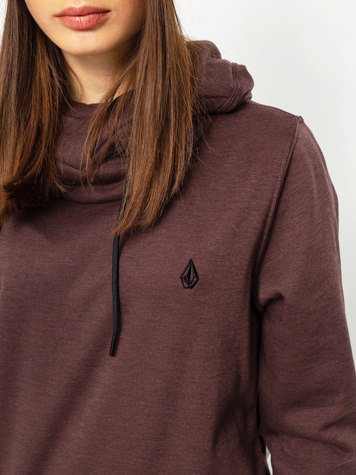 Damska Bluza aktywna Volcom Polartec Ridin HD (black red)