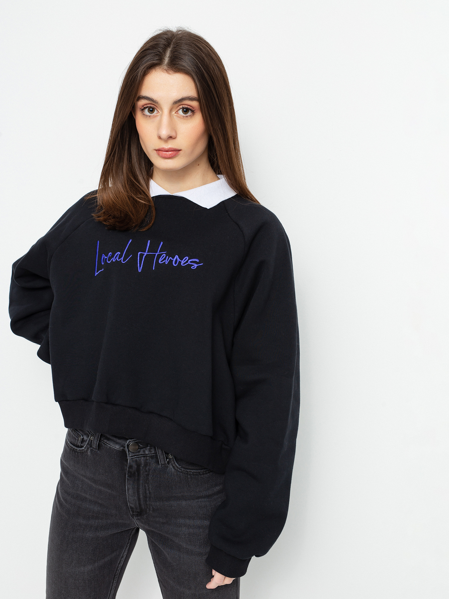 Bluza Local Heroes Lh Collar Raglan Wmn (black)
