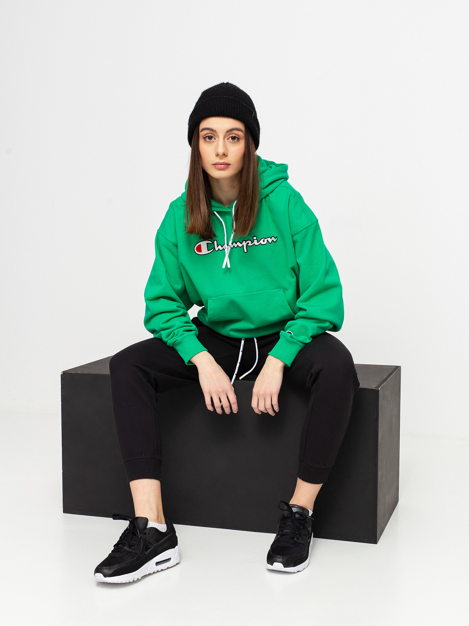 Bluza z kapturem Champion Sweatshirt HD 112638 Wmn (mint)