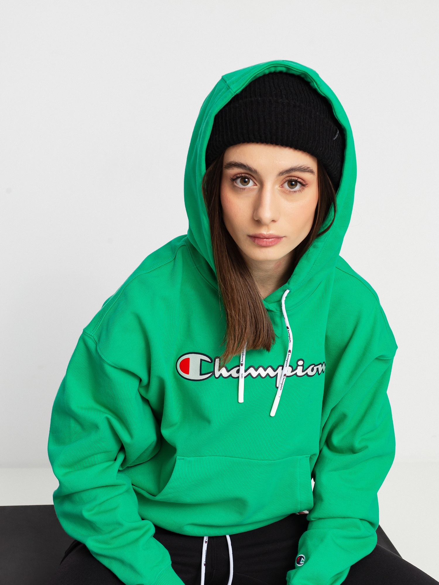 Bluza z kapturem Champion Sweatshirt HD 112638 Wmn (mint)