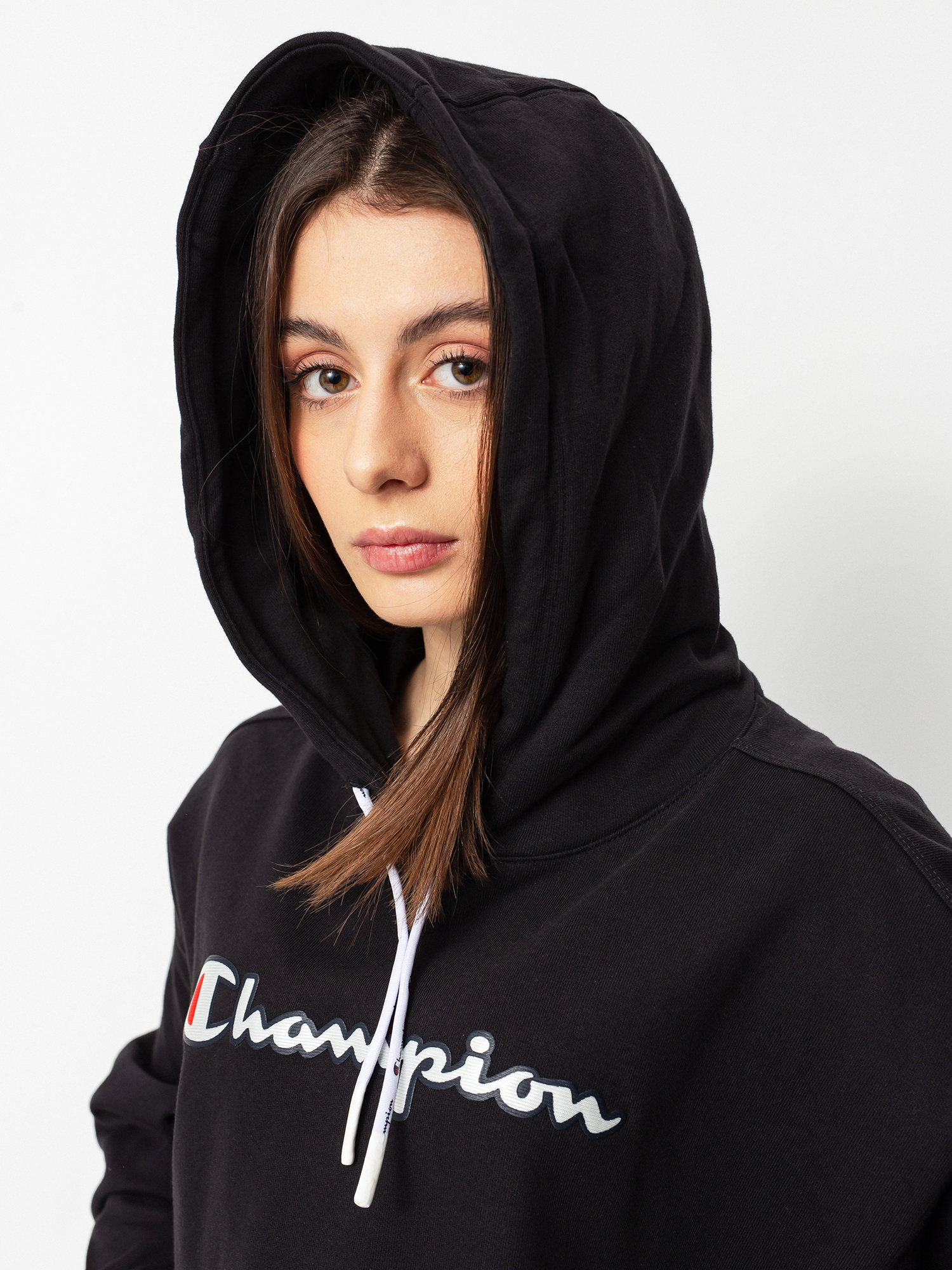 Bluza z kapturem Champion Sweatshirt HD 112638 Wmn (nbk)