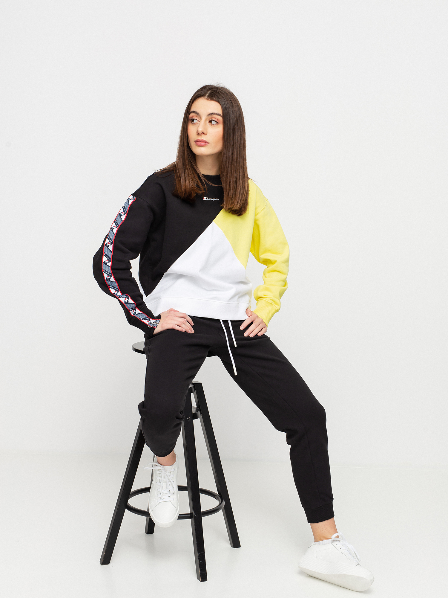 Bluza Champion Crewneck Sweatshirt 112759 Wmn (nbk/lml/wht)