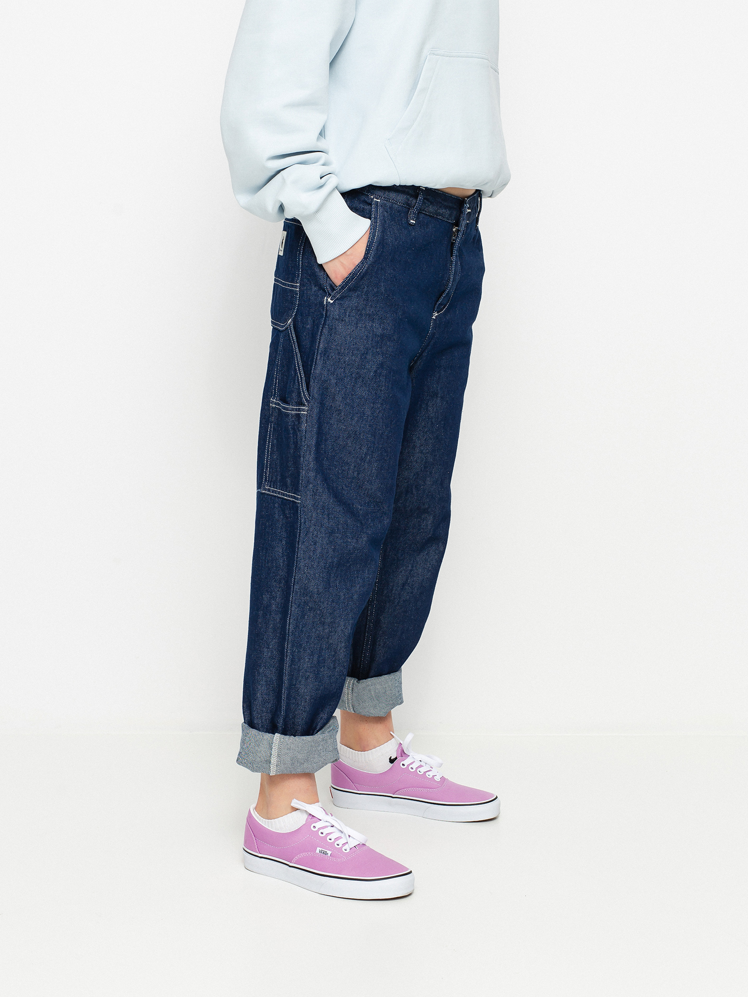 Spodnie Carhartt WIP Pierce Wmn (blue)
