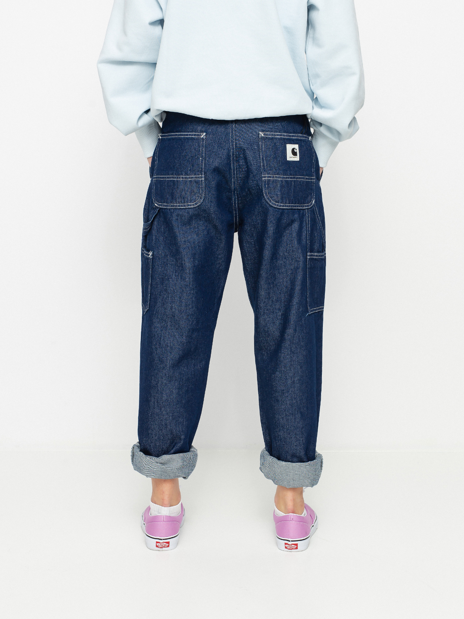 Spodnie Carhartt WIP Pierce Wmn (blue)