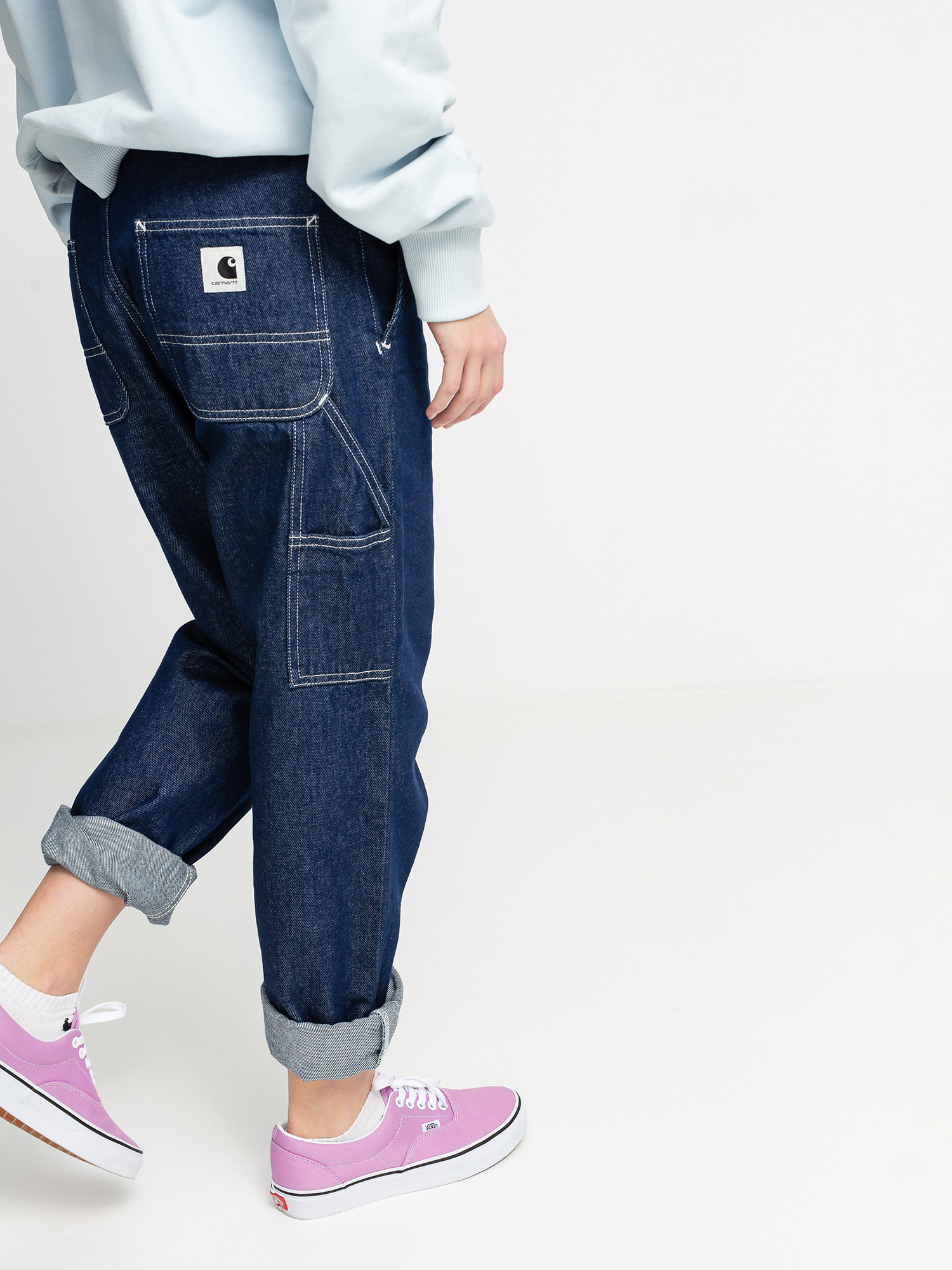 Spodnie Carhartt WIP Pierce Wmn (blue)