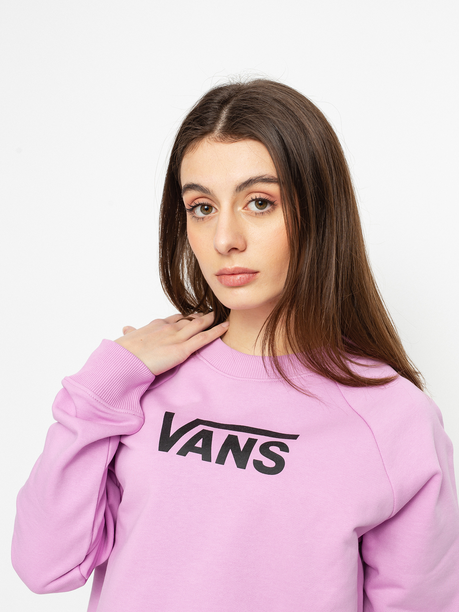 Bluza Vans Flying V Ft Boxy Crew Wmn (orchid)