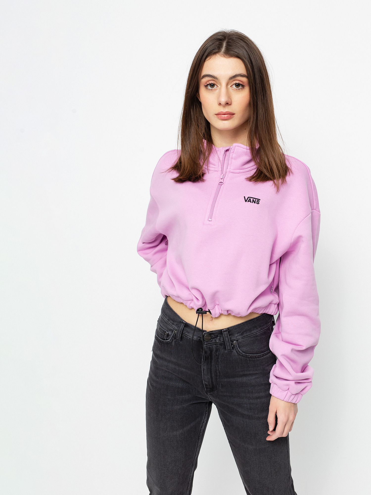 Bluza Vans Left Chest Half Zip Wmn (orchid)