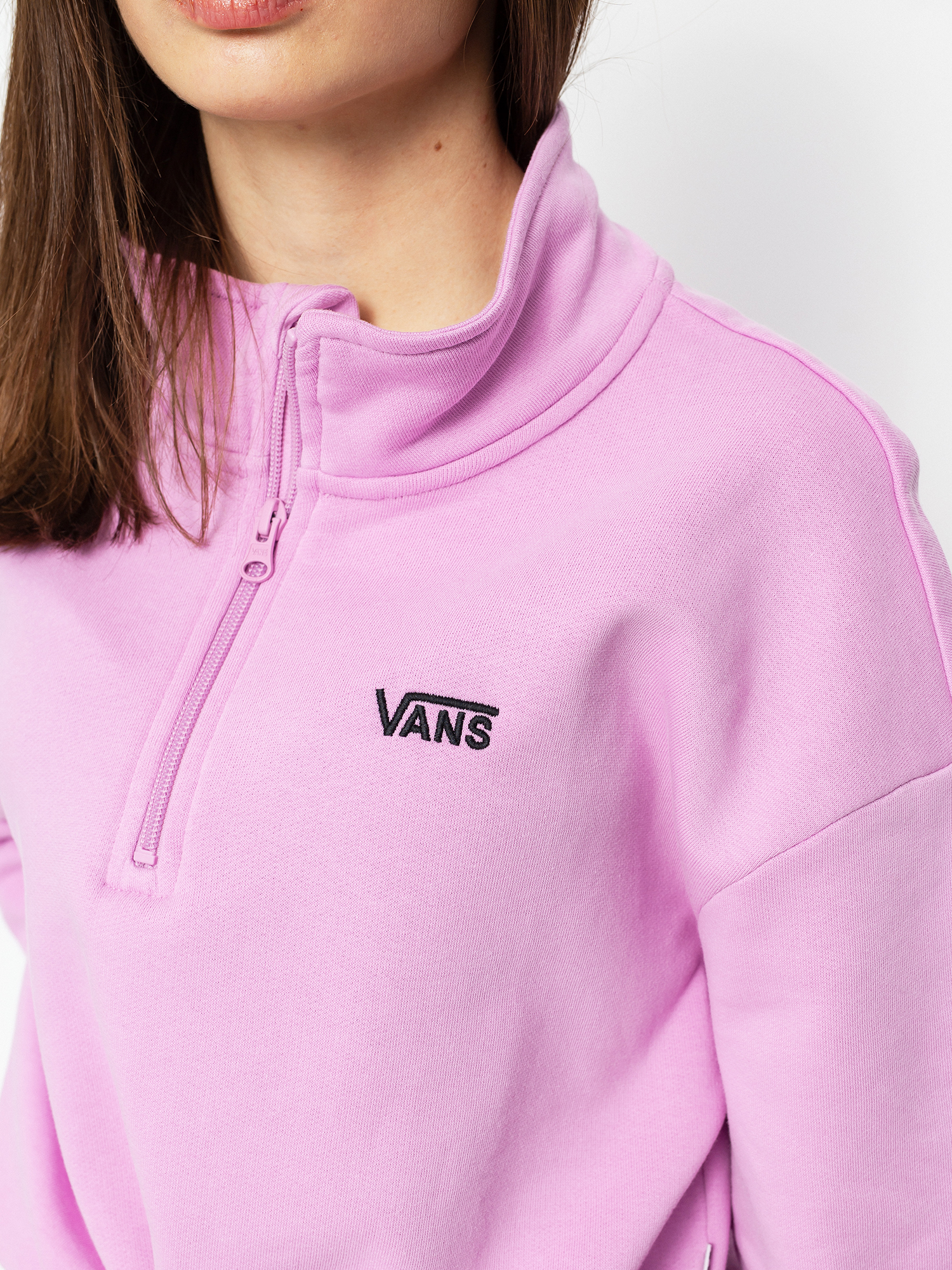 Bluza Vans Left Chest Half Zip Wmn (orchid)