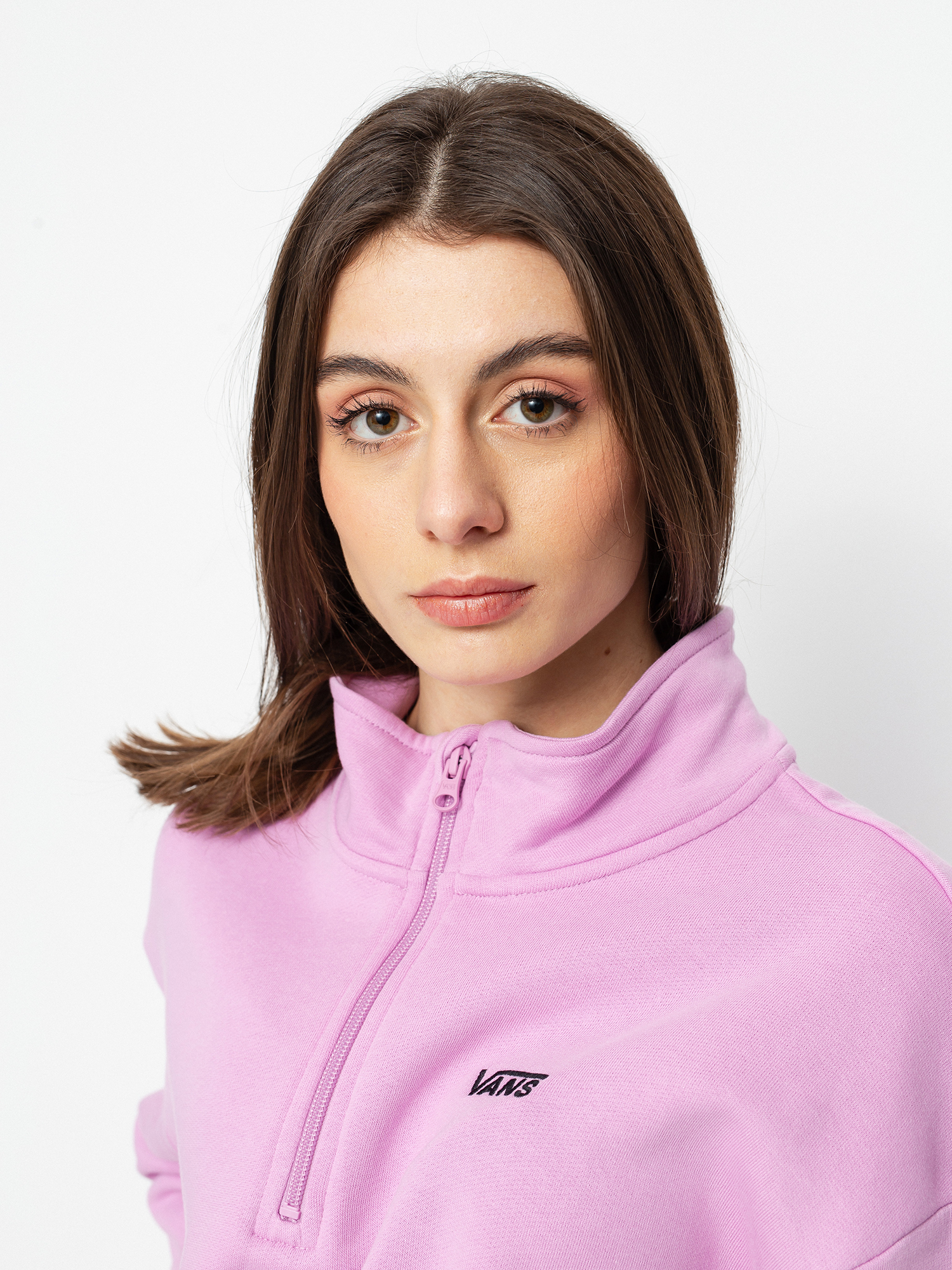 Bluza Vans Left Chest Half Zip Wmn (orchid)