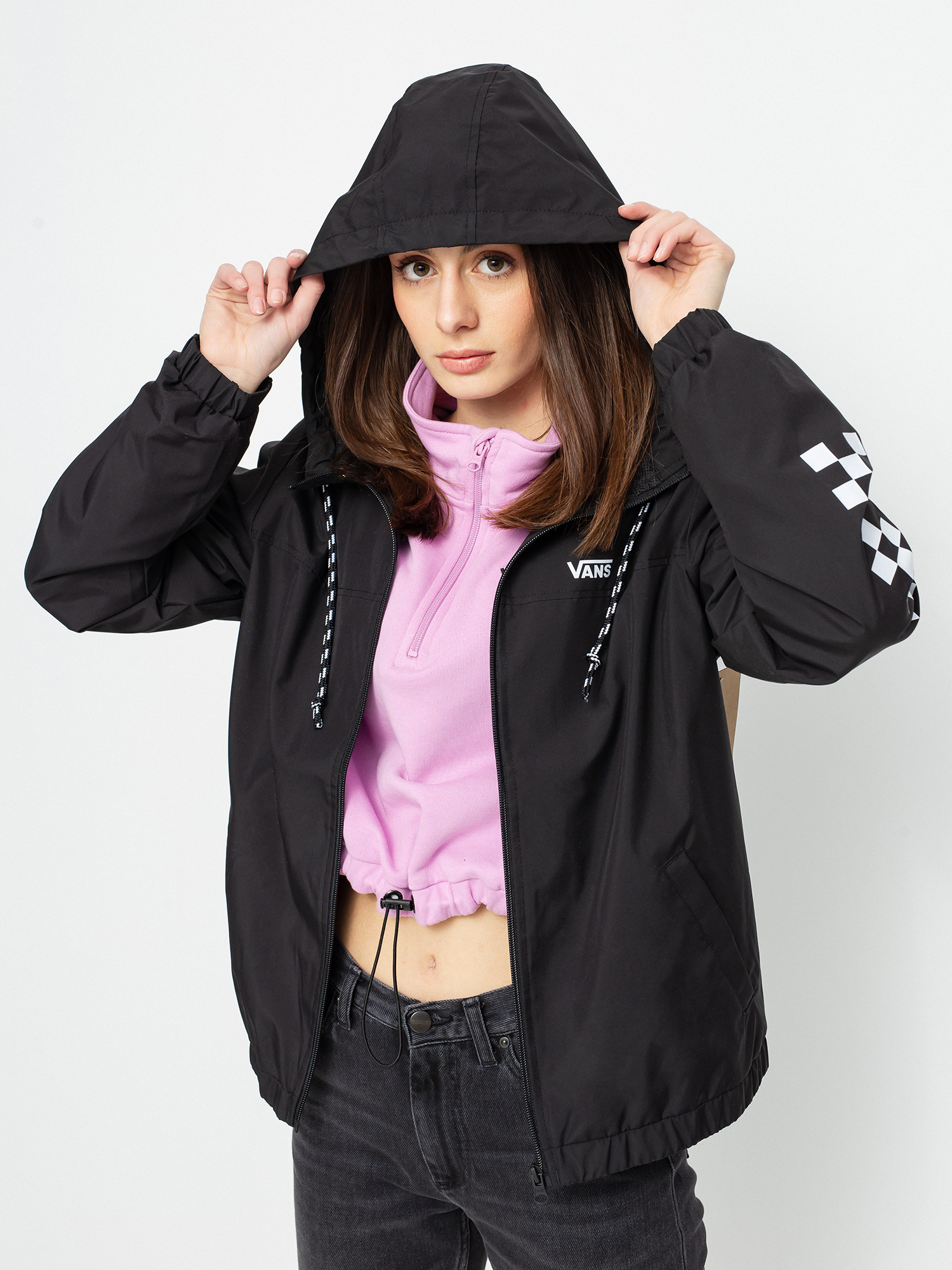 Kurtka Vans Kastle Classic Windbreaker Wmn (black)