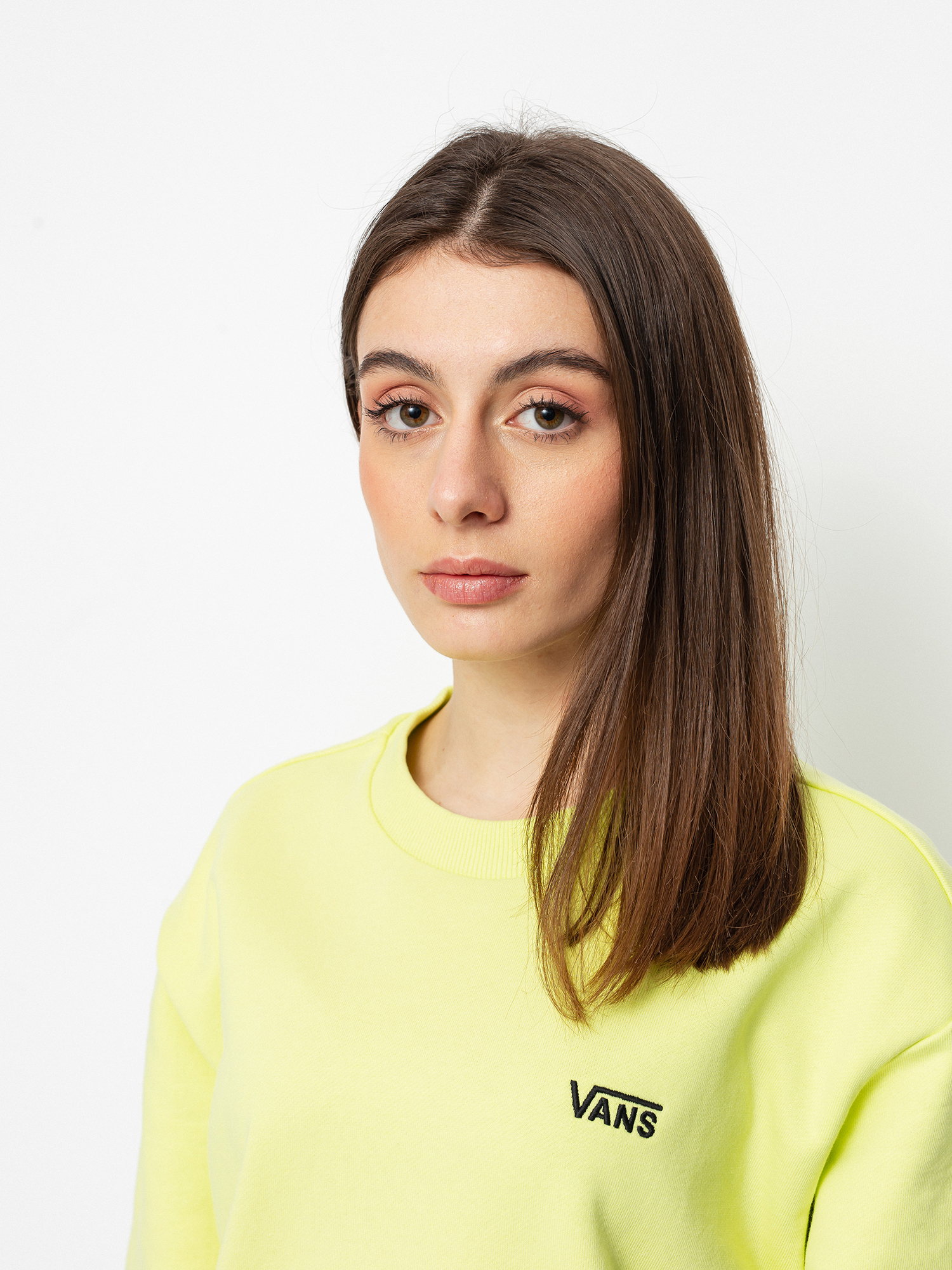 Bluza Vans Flying V Bf Ft Crew Wmn (sunny lime)