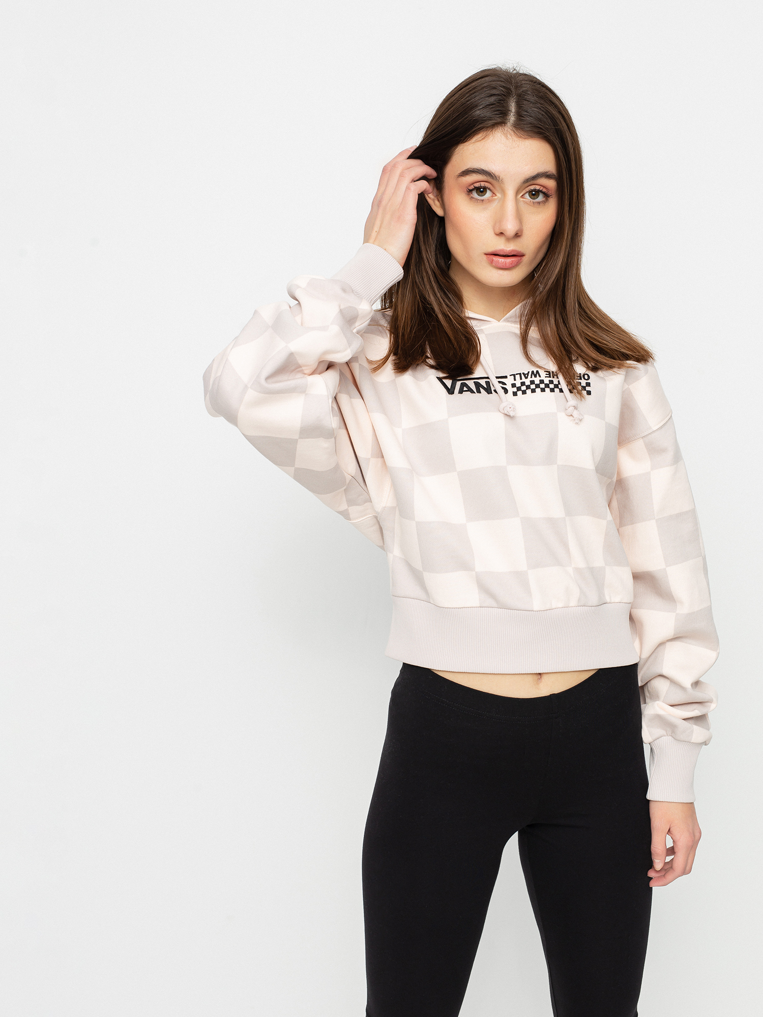 Bluza z kapturem Vans Strait Out Turvy II Print HD Wmn (hushed violet)