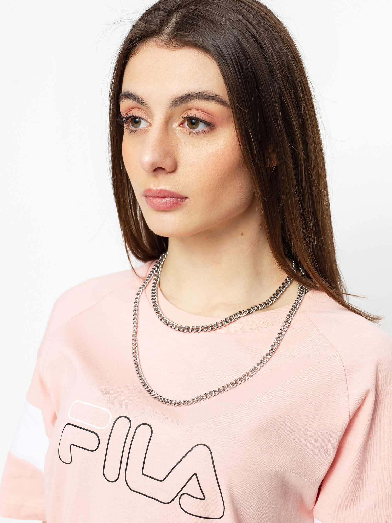T-shirt Fila Jacklyn Wmn (coral cloud/bright white)
