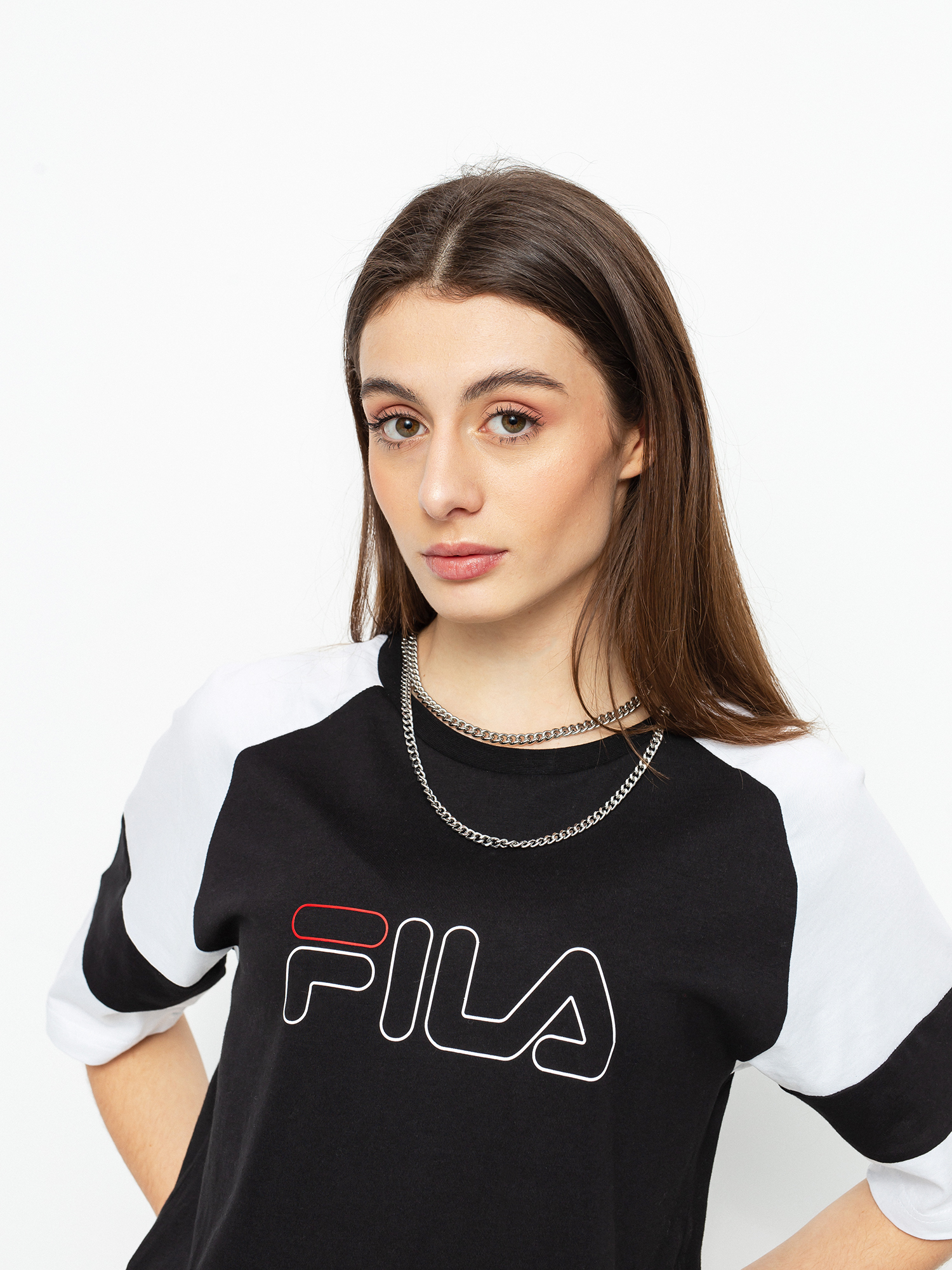 T-shirt Fila Jacklyn Wmn (black/bright white)