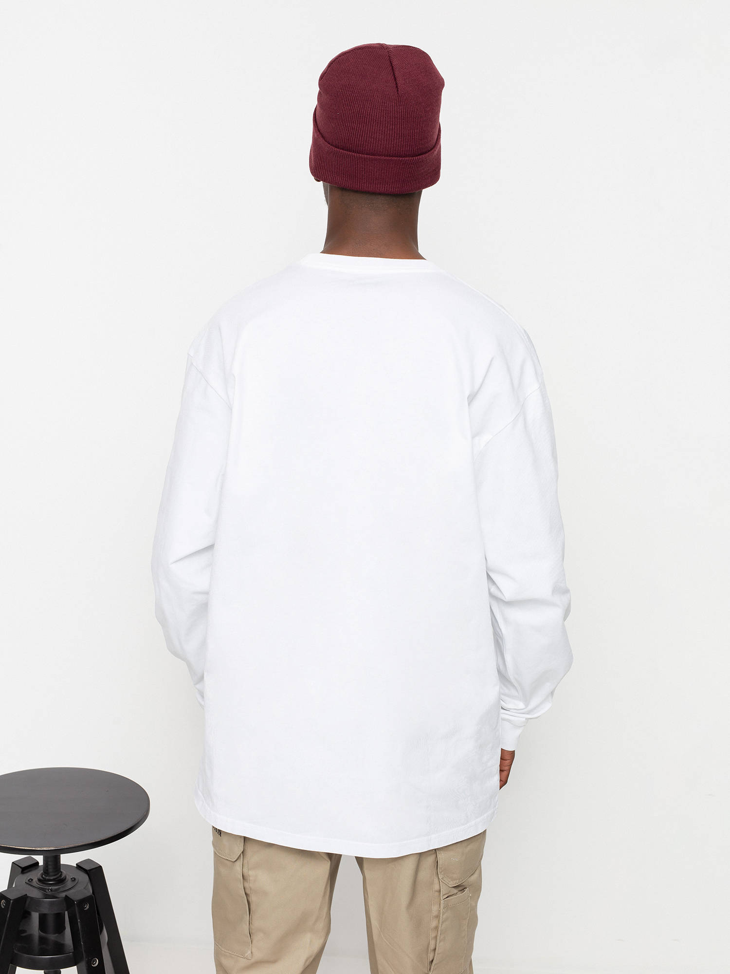 Longsleeve Carhartt Chase (white/gold)