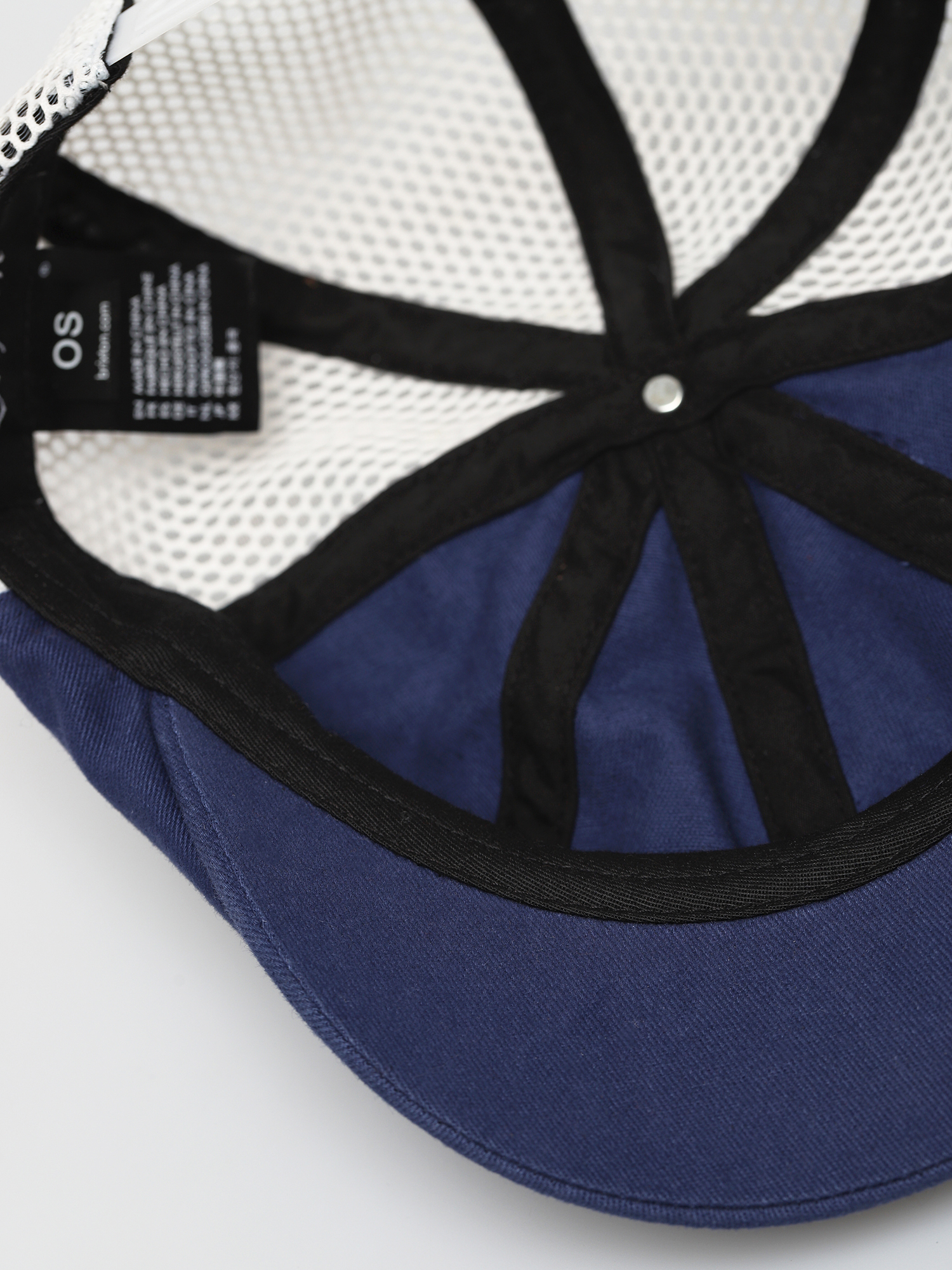 Kaszkiet Brixton Brood Mesh Snap (blwht)