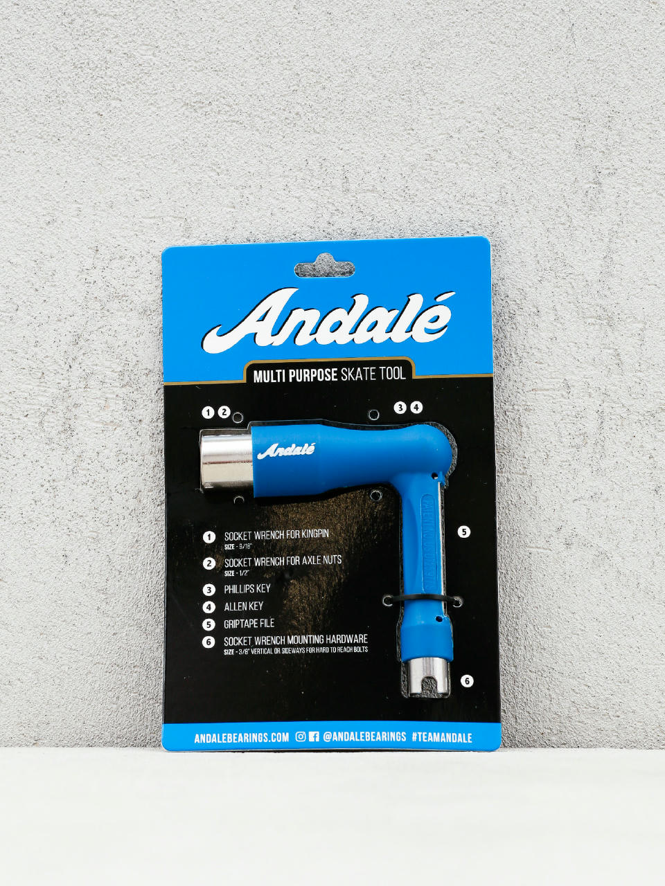 Klucz Andale Multi Purpose Ratchet Skate Tool (blue)