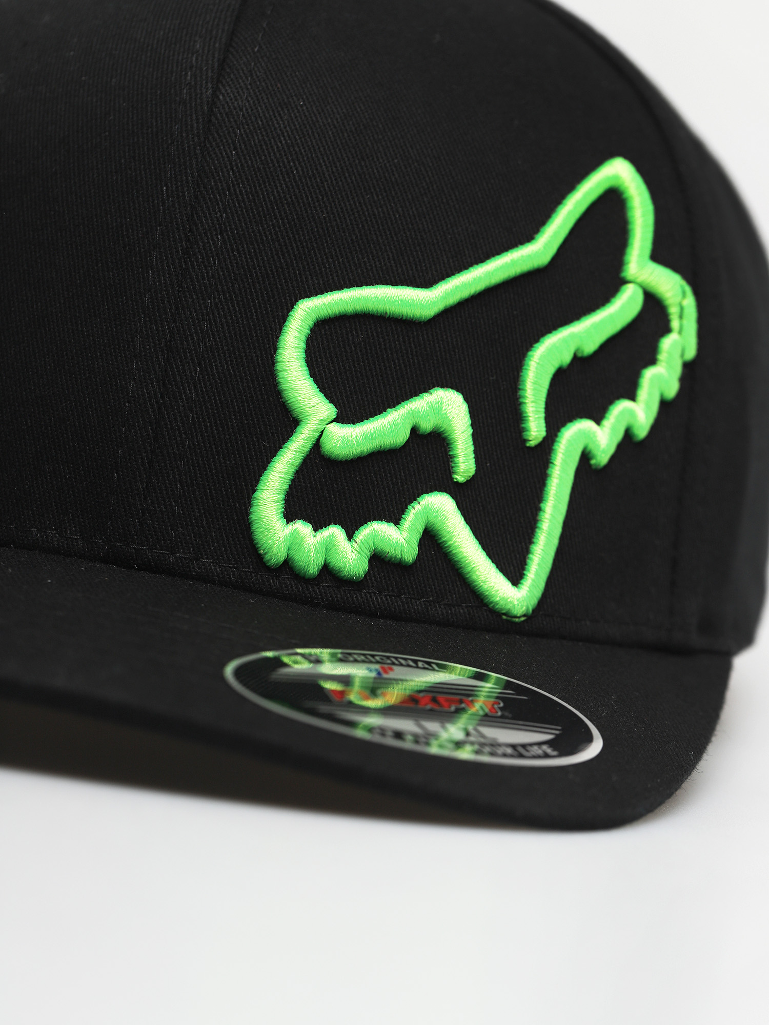 Czapka z daszkiem Fox Flex 45 Flexfit ZD (blk/grn)