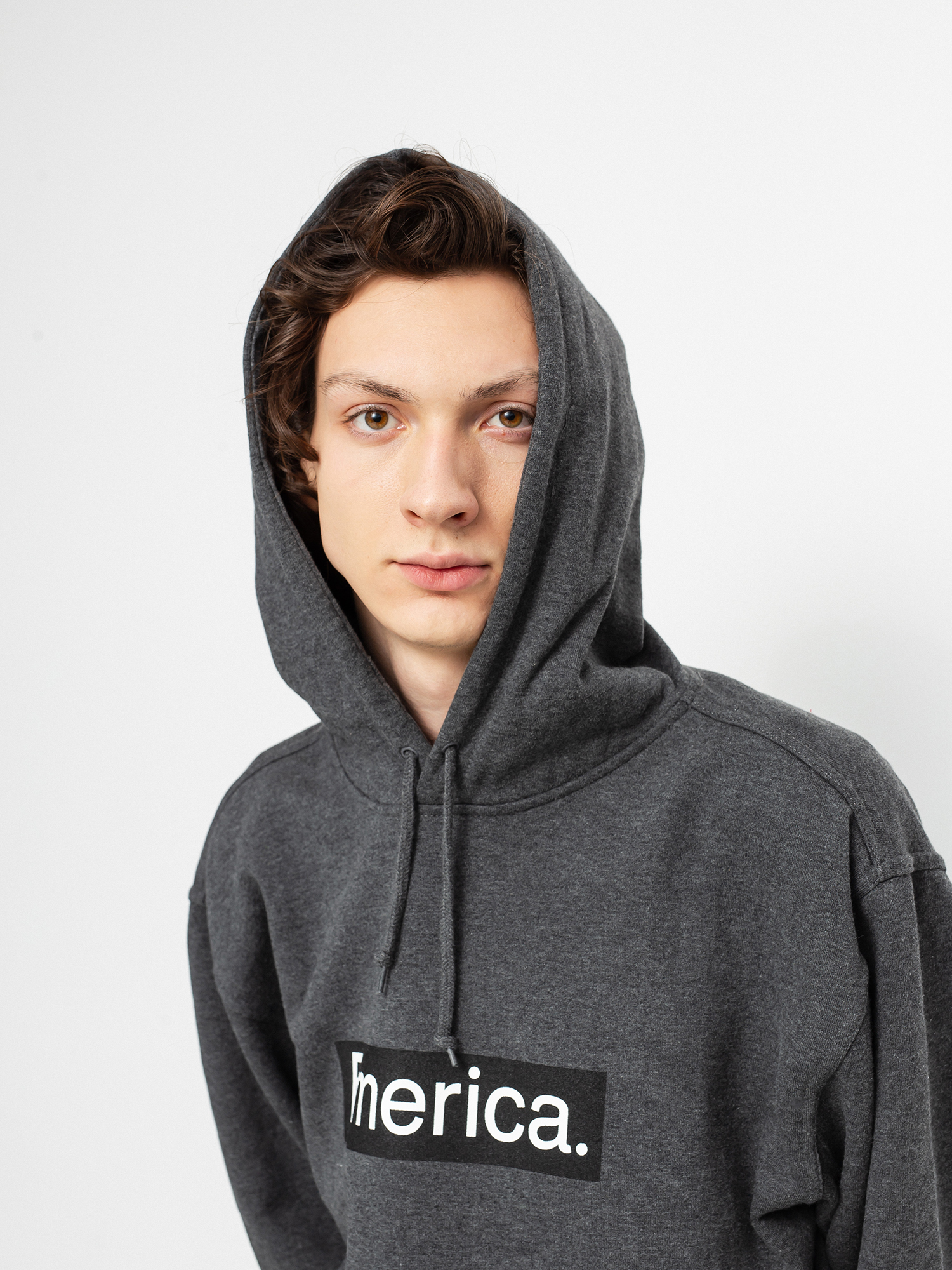 Bluza z kapturem Emerica Pure Bar HD (charcoal/heather)