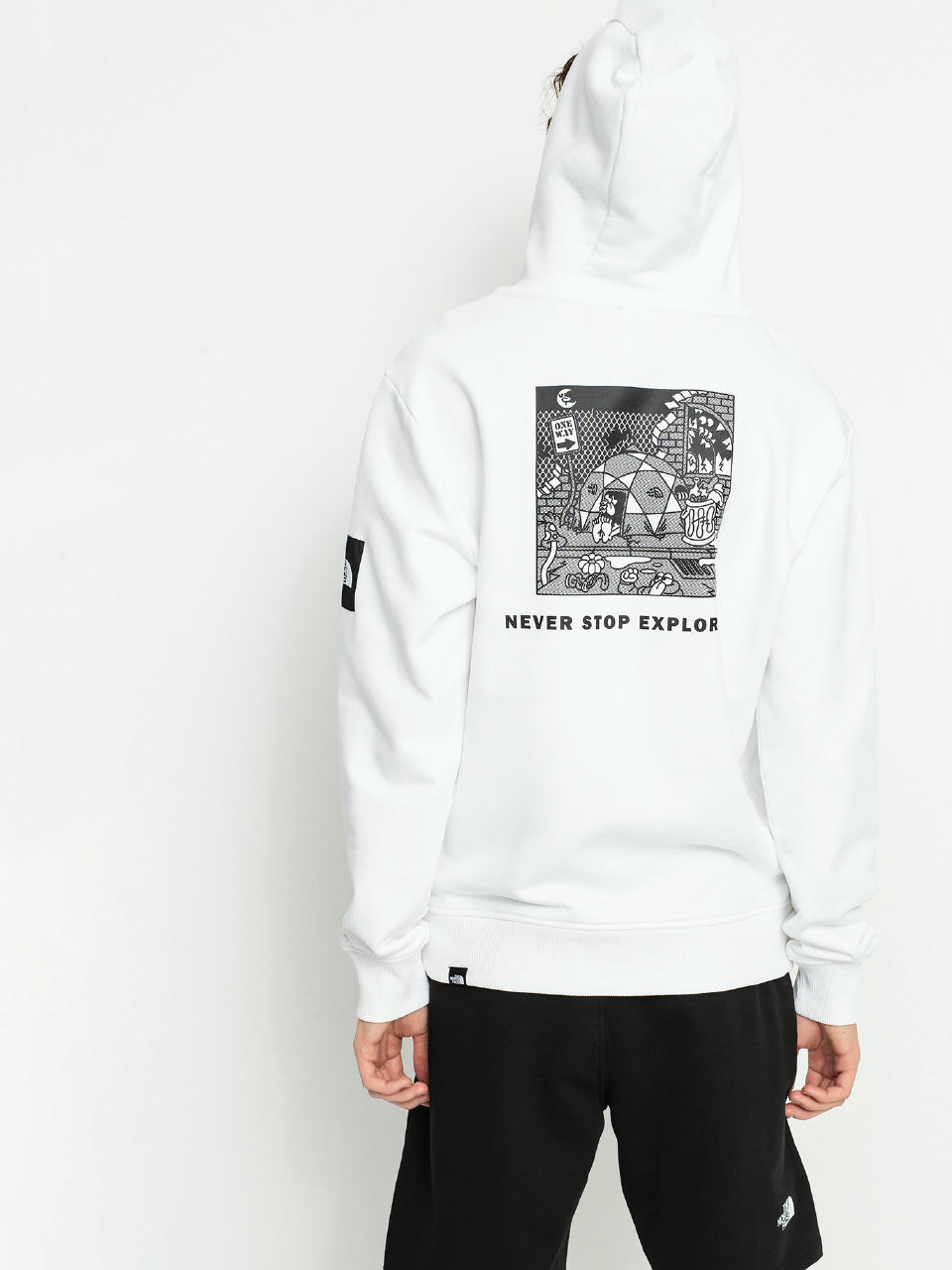 Bluza z kapturem The North Face Black Box HD (tnf white)