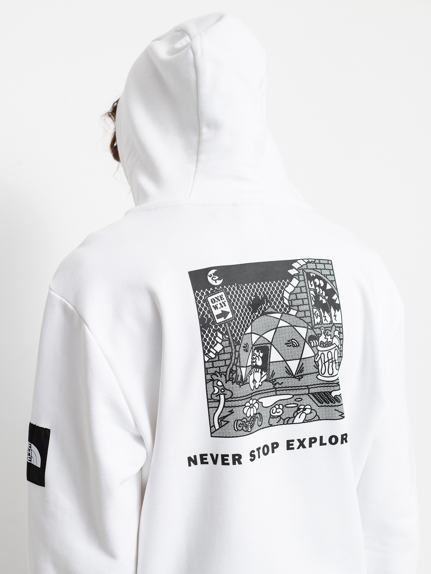 Bluza z kapturem The North Face Black Box HD (tnf white)