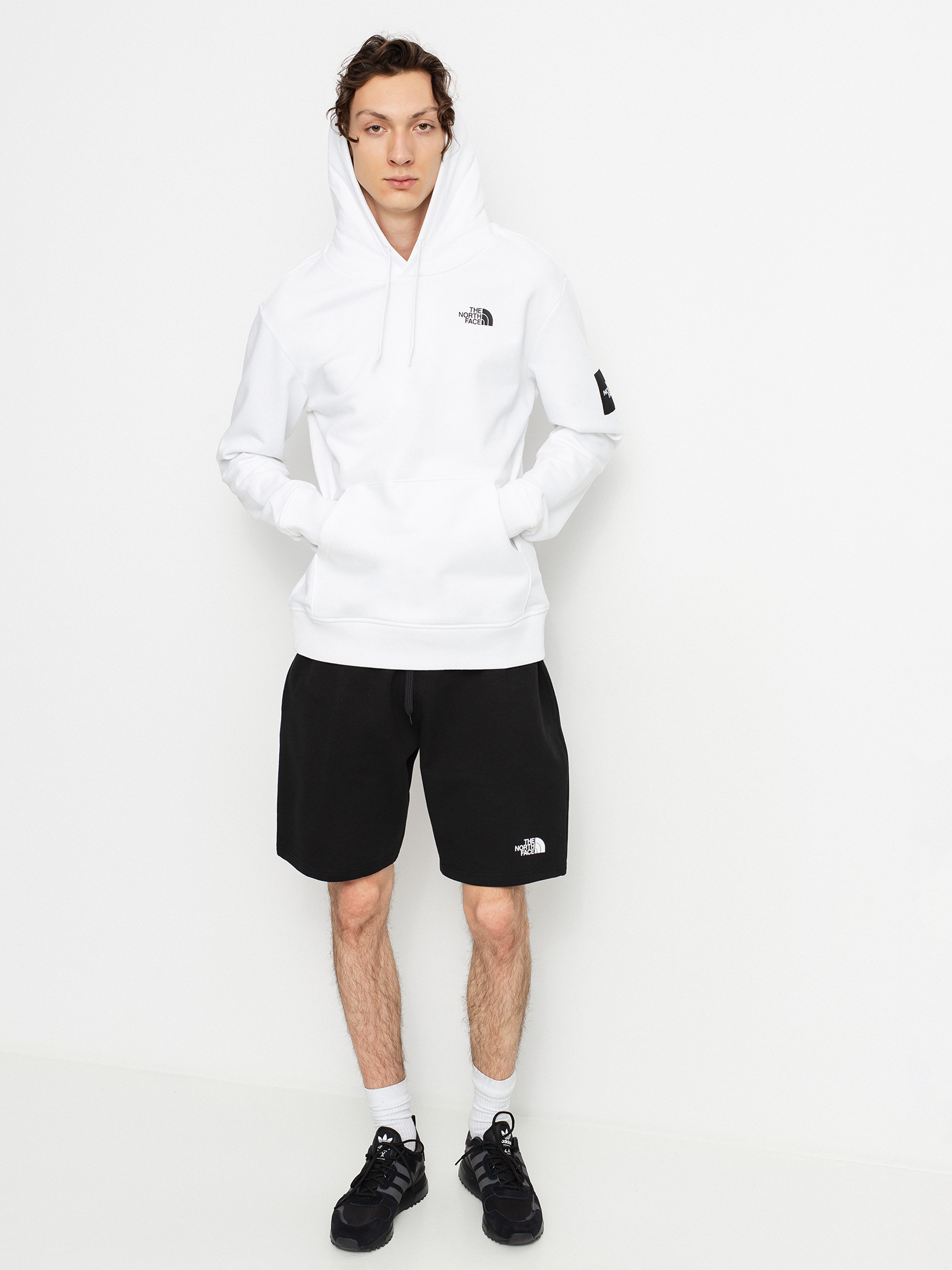 Bluza z kapturem The North Face Black Box HD (tnf white)