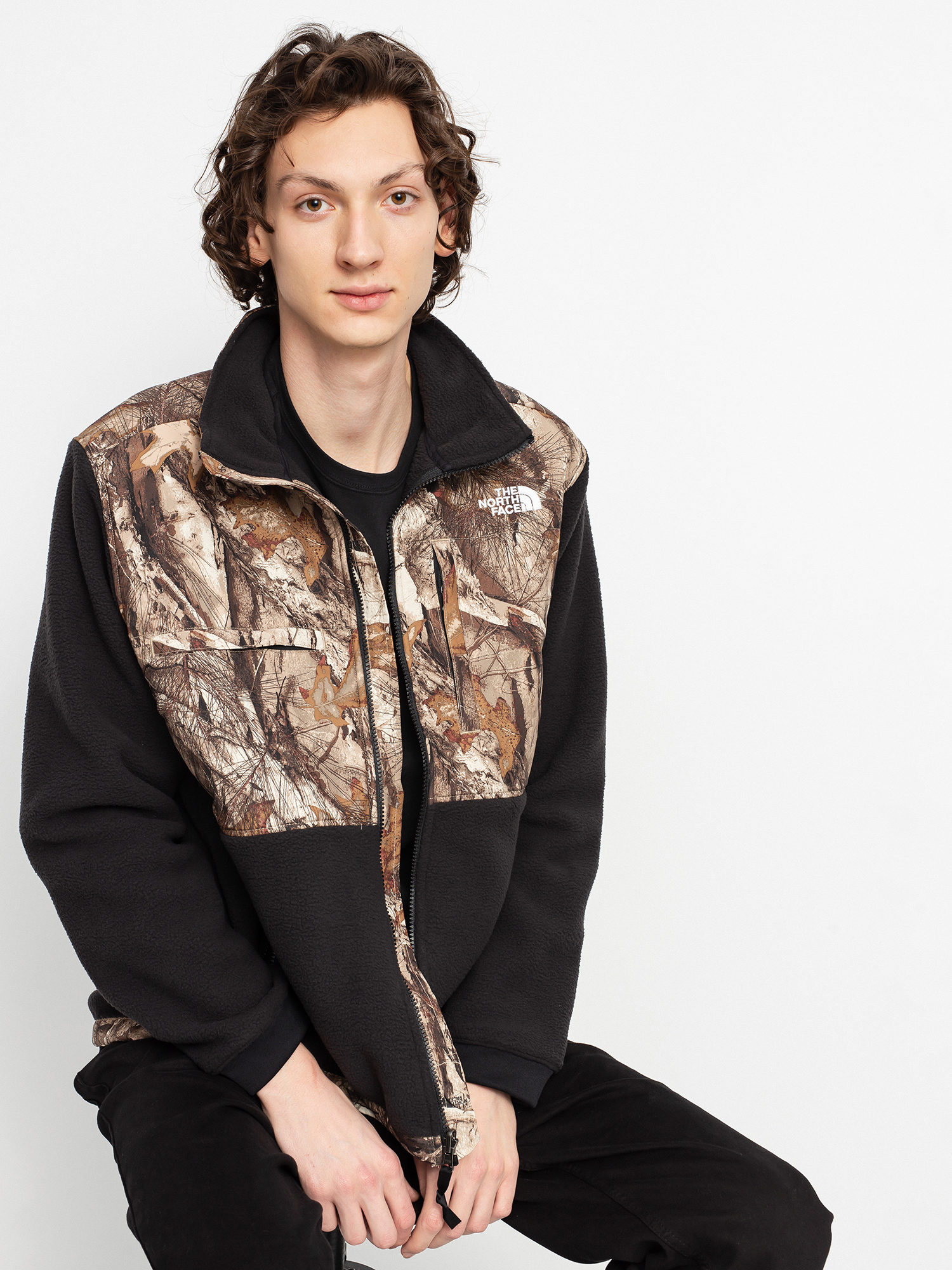 Męski Polar The North Face Denali 2 (tnf black/kp tnf tf prt)