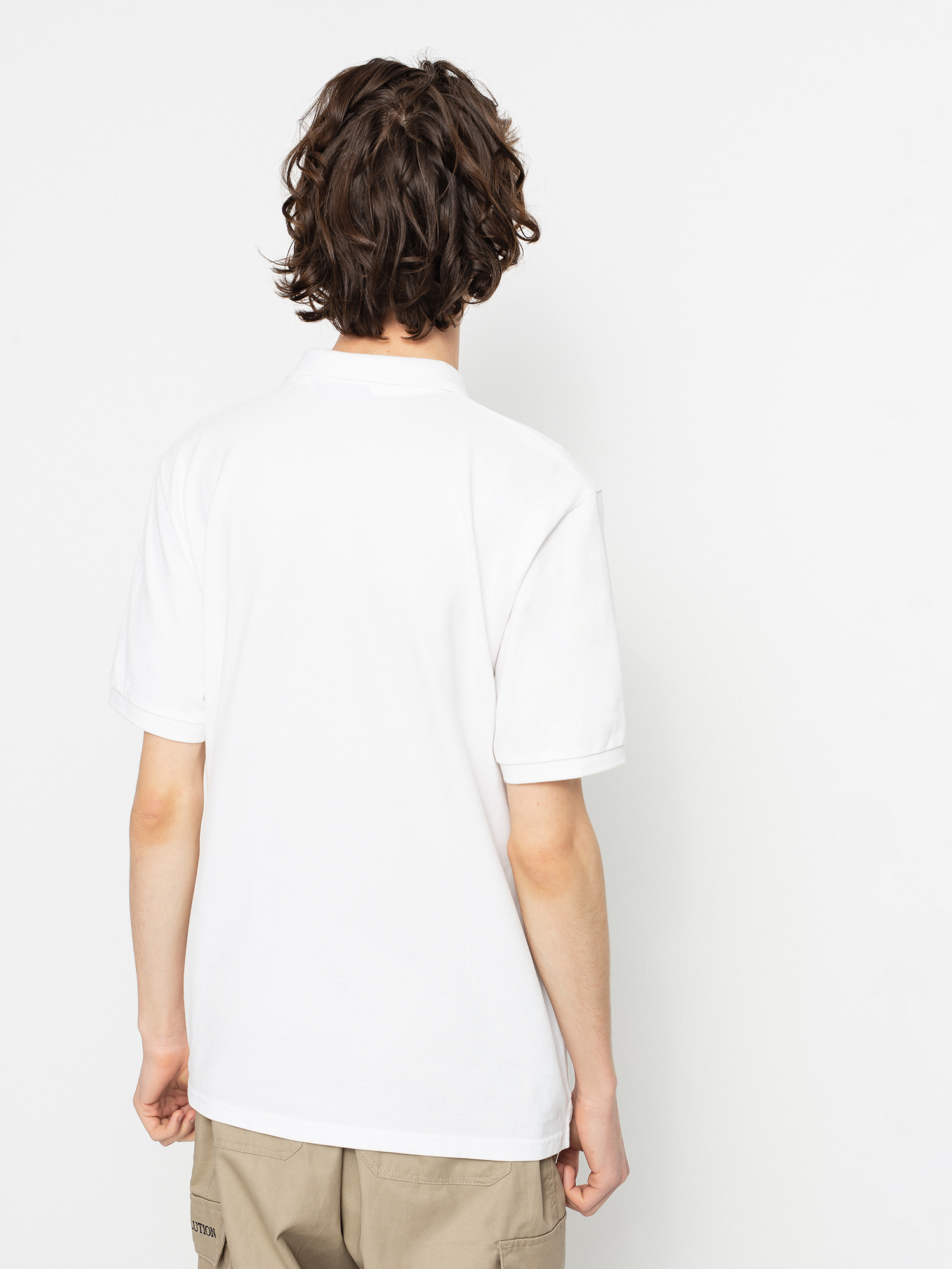 Polo Carhartt WIP Chase Pique (white/gold)