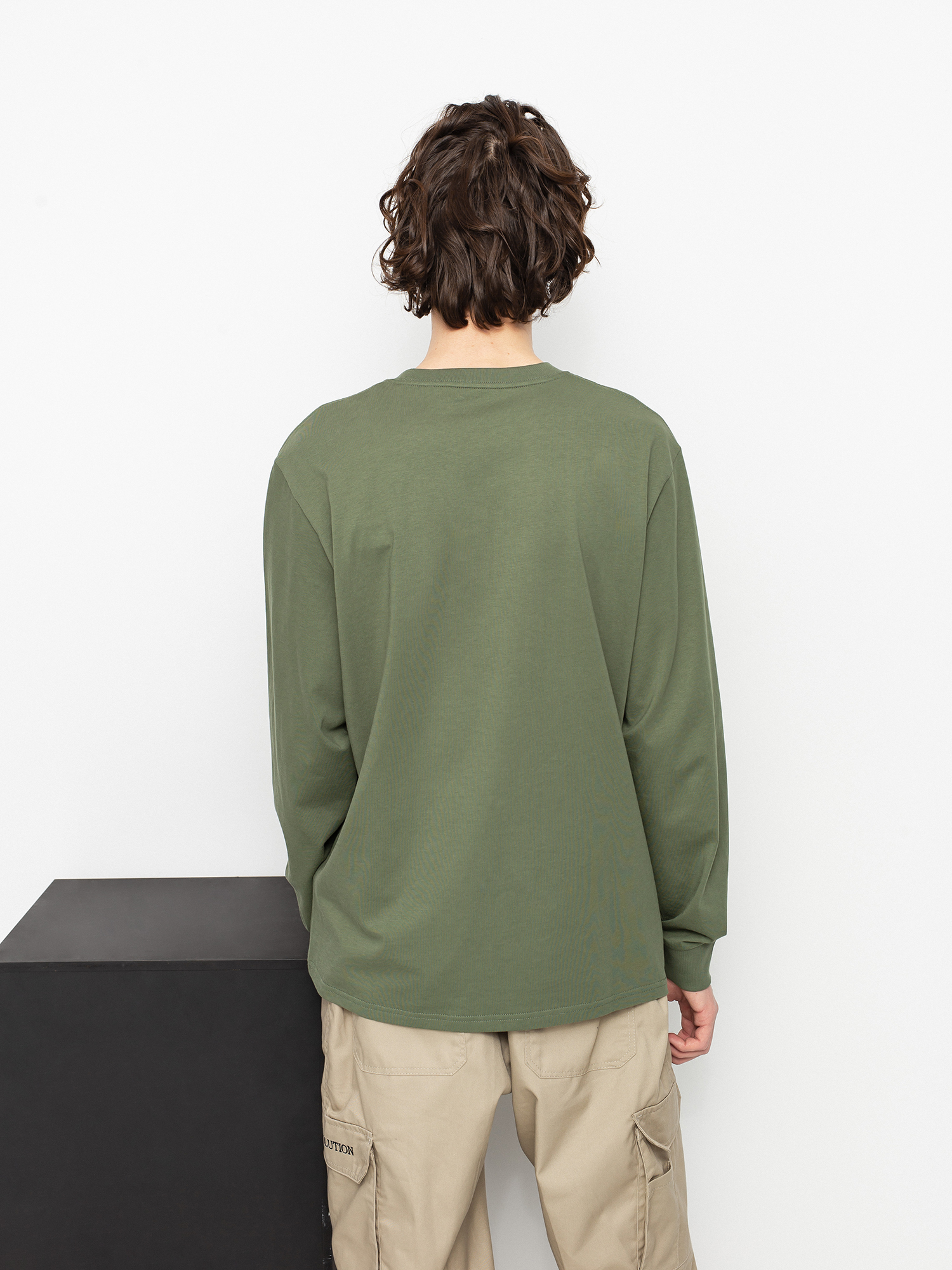 Longsleeve Carhartt WIP Pocket (dollar green)