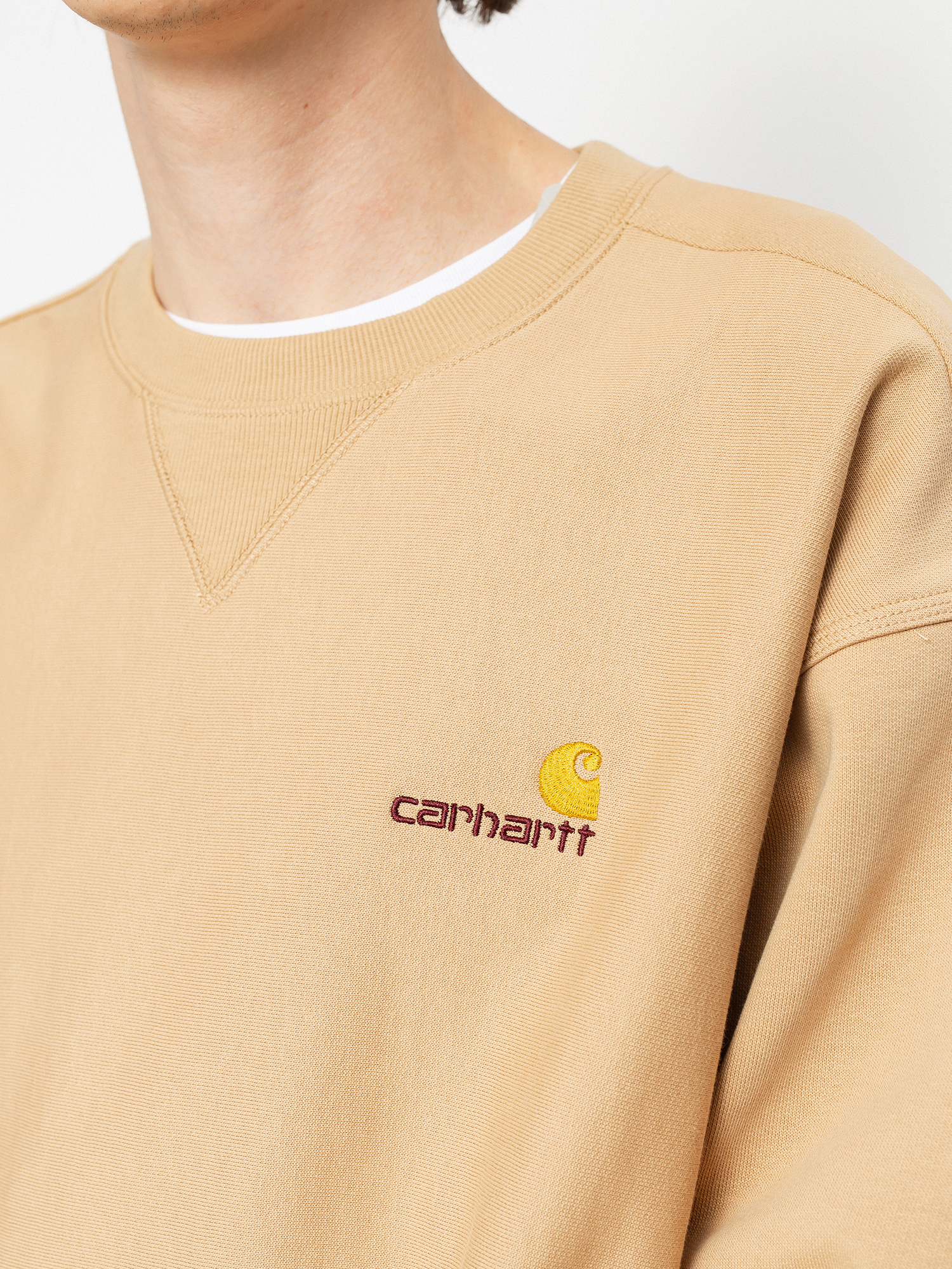 Bluza Carhartt WIP American Script (dusty h brown)