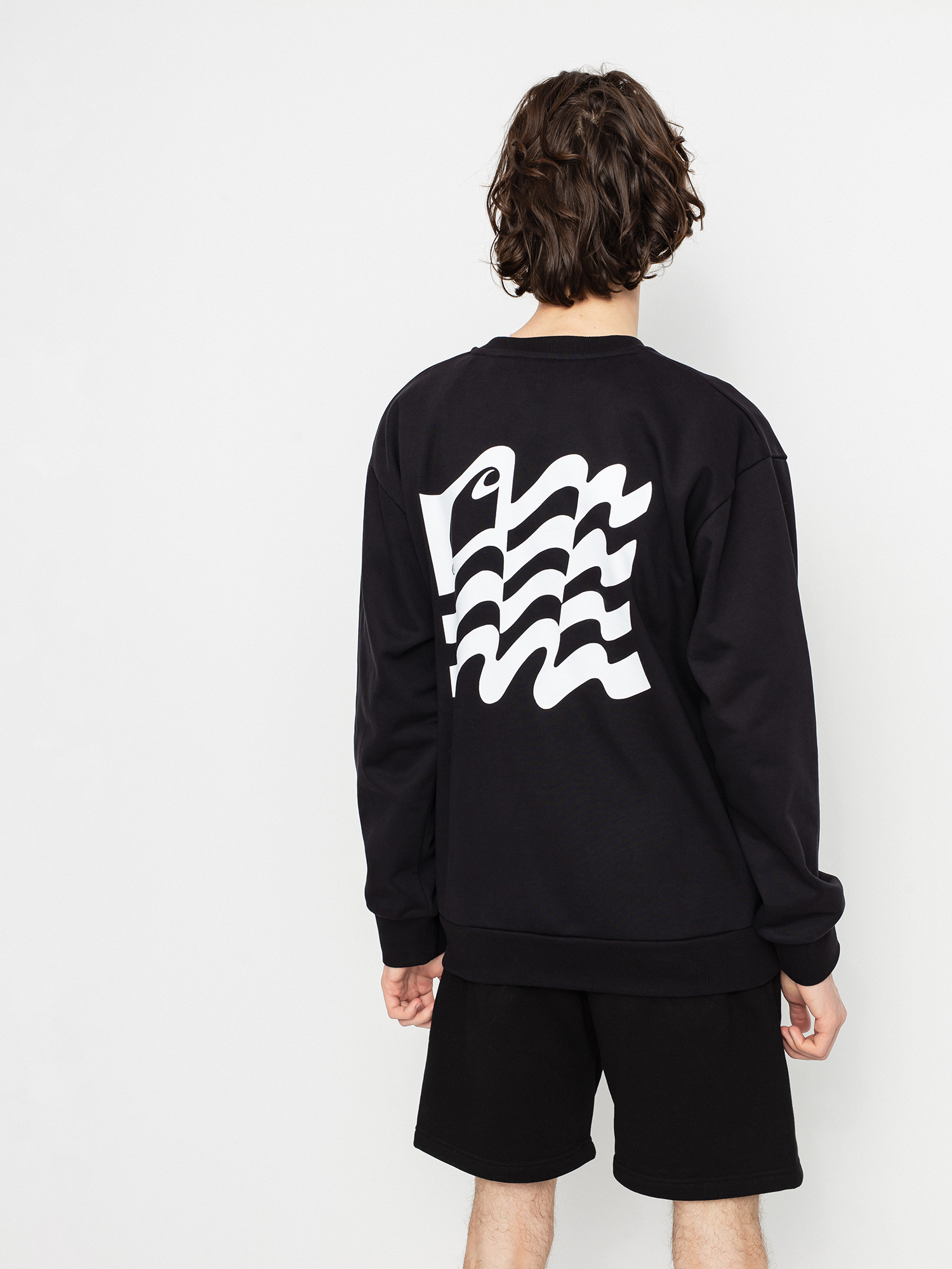 Bluza Carhartt WIP Wavy State (black/white)