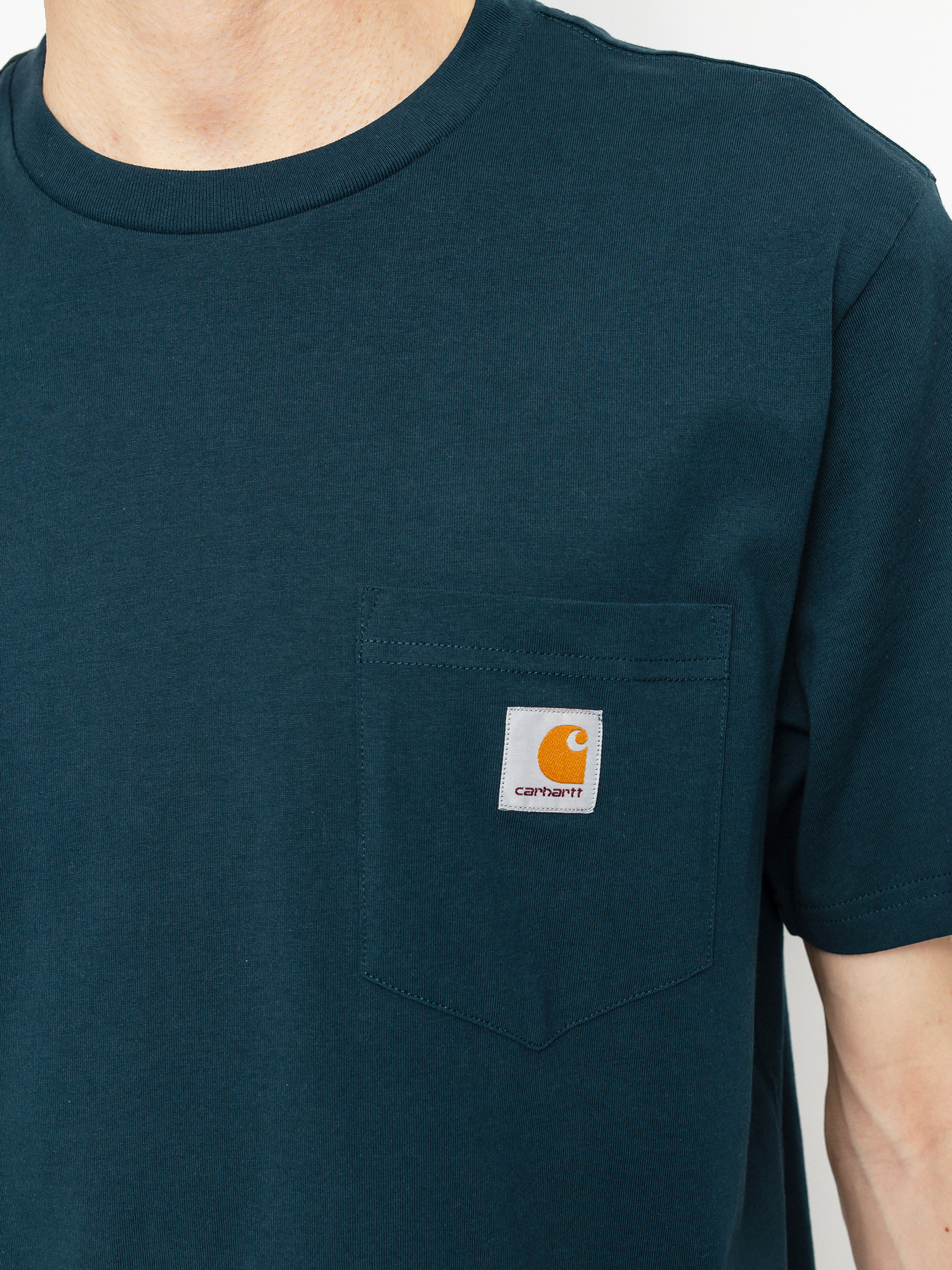 T-shirt Carhartt WIP Pocket (deep lagoon)