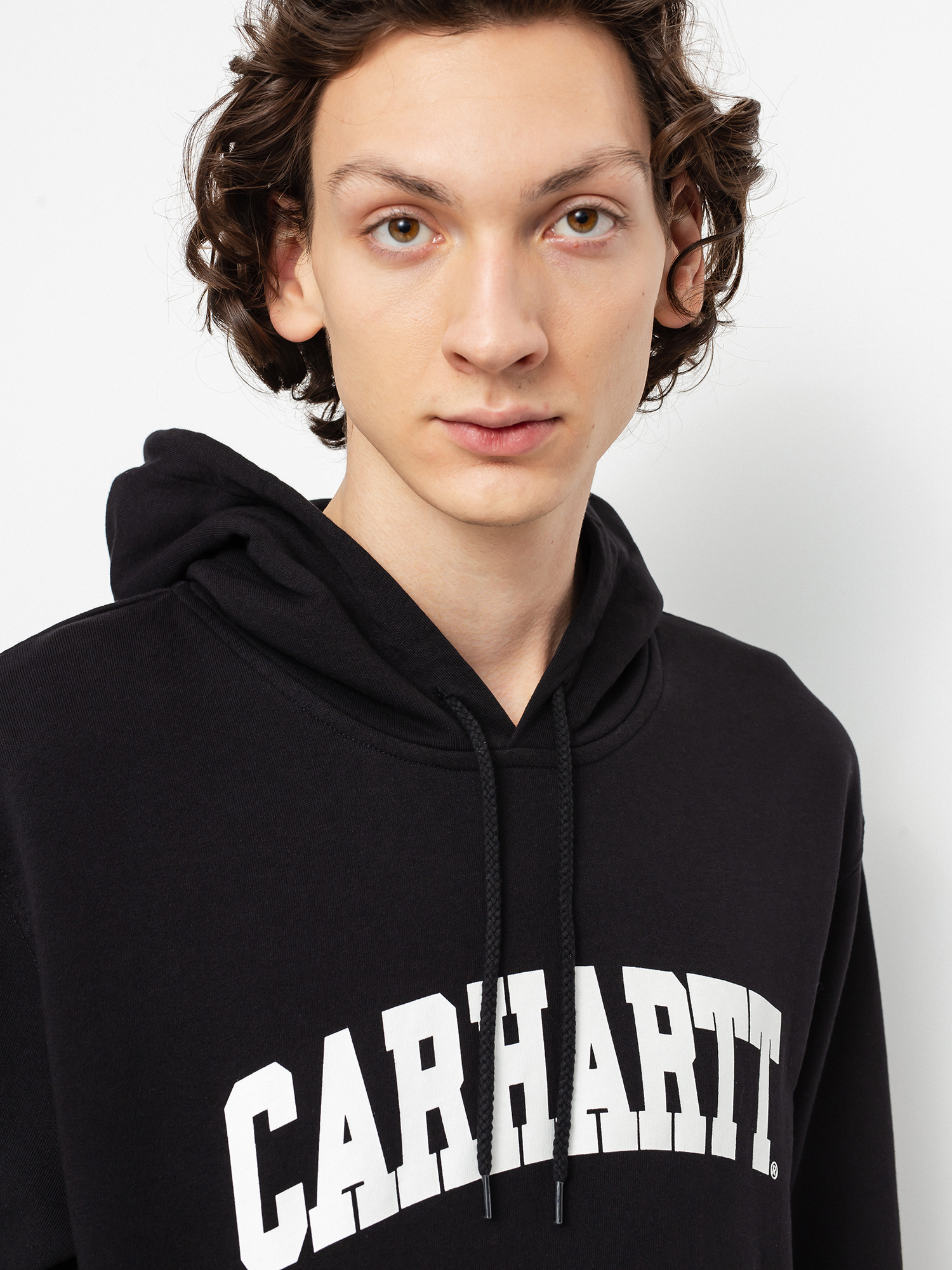 Bluza z kapturem Carhartt WIP University HD (black/white)