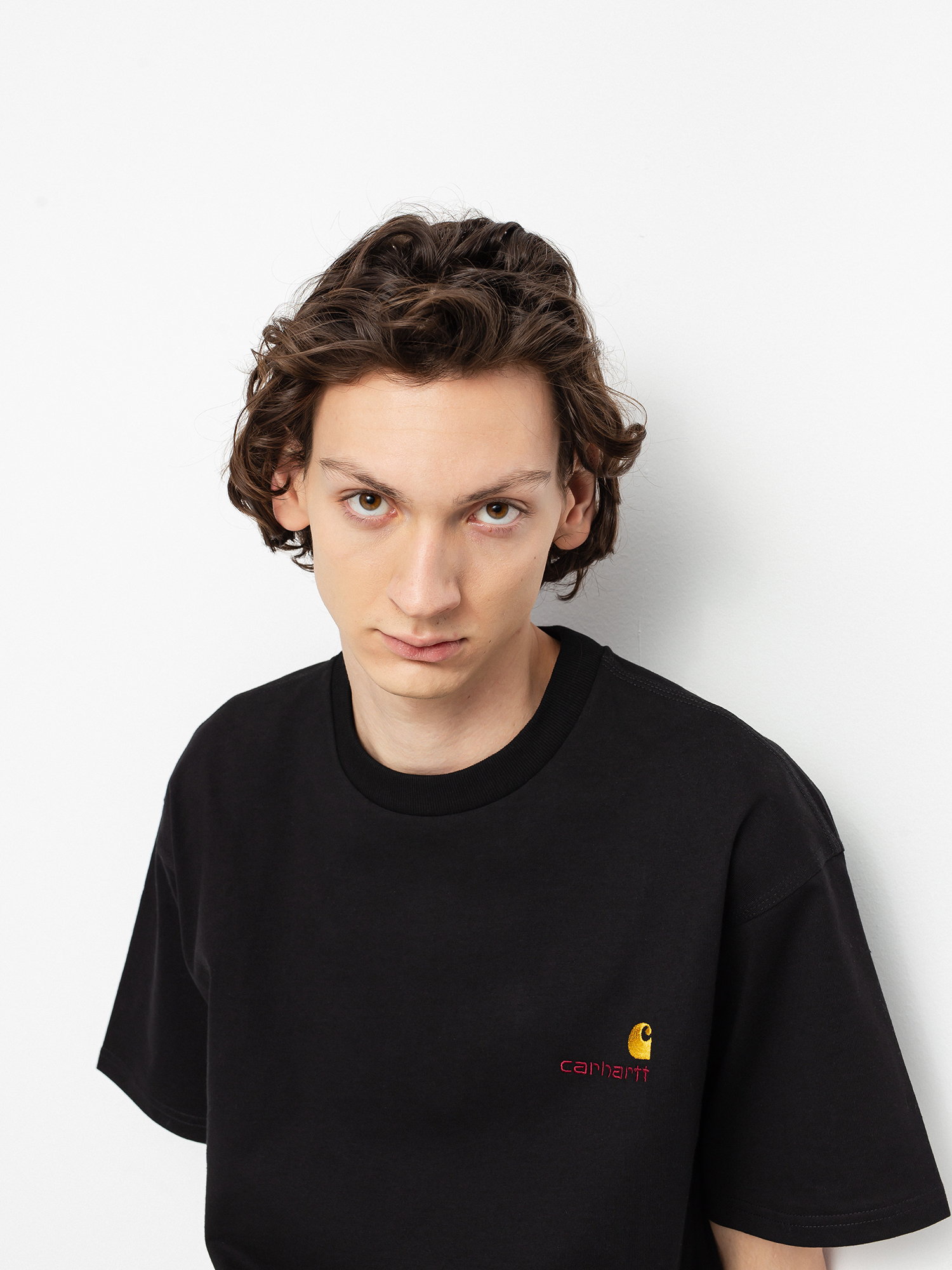 T-shirt Carhartt WIP American Script (black)