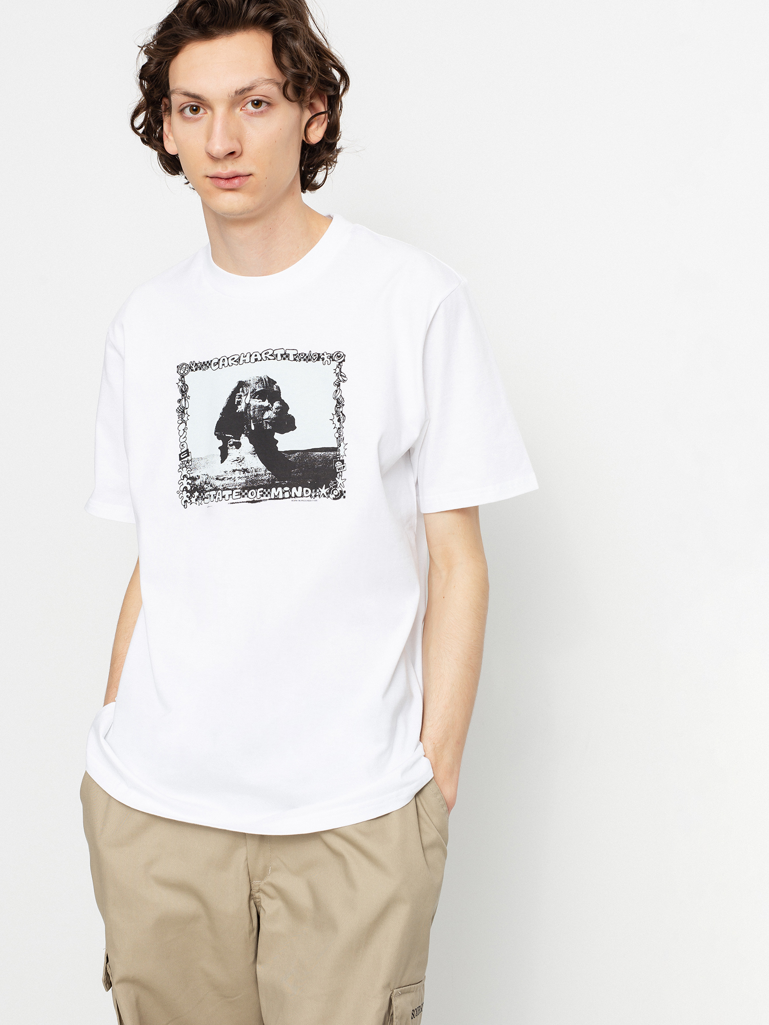 T-shirt Carhartt WIP Sphinx (white)