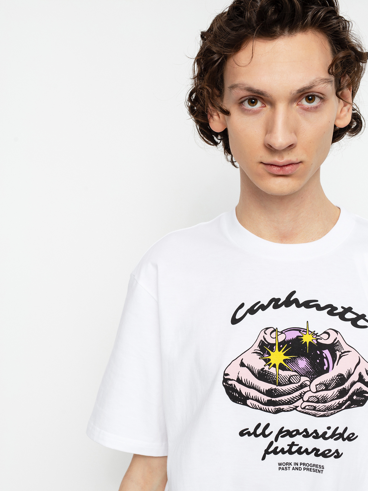 T-shirt Carhartt WIP Fortune (white)