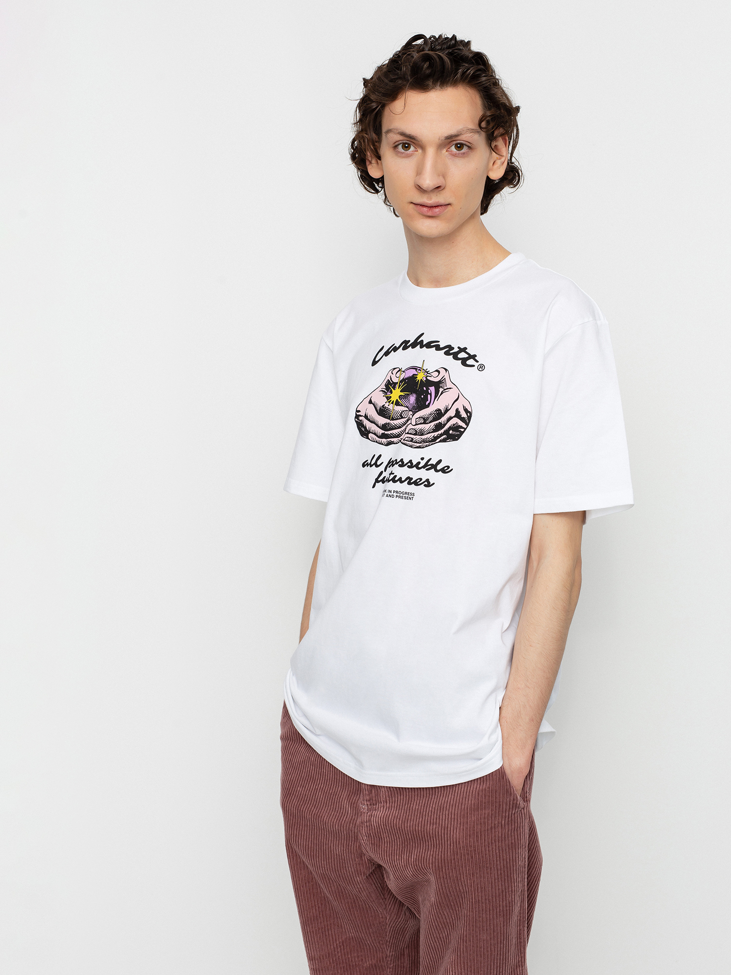 T-shirt Carhartt WIP Fortune (white)