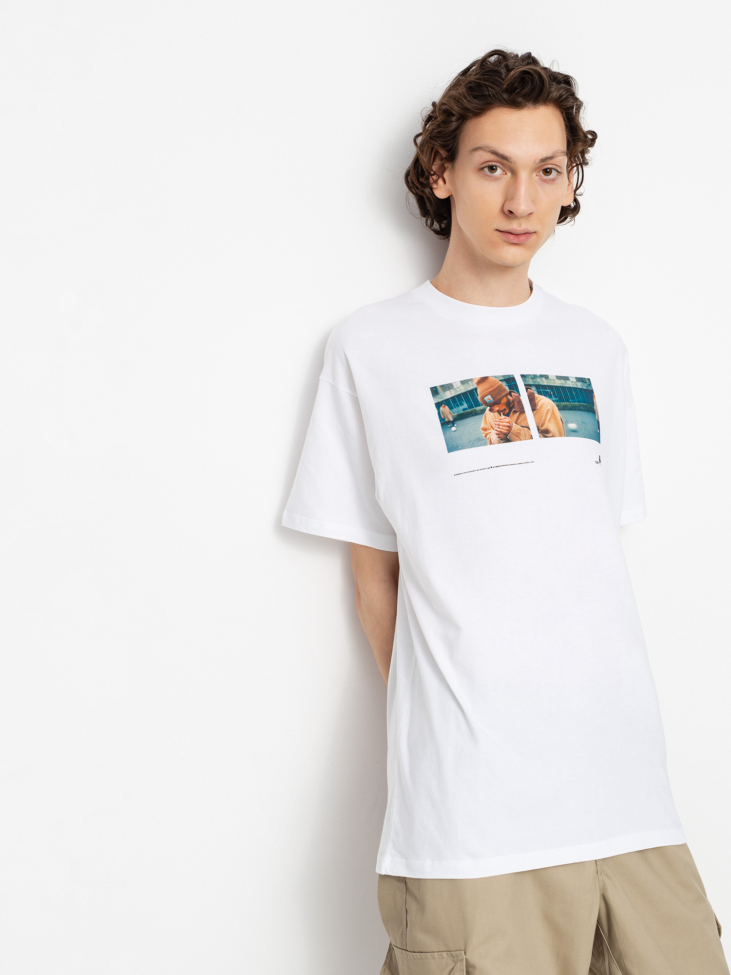 T-shirt Carhartt WIP Backyard (white)