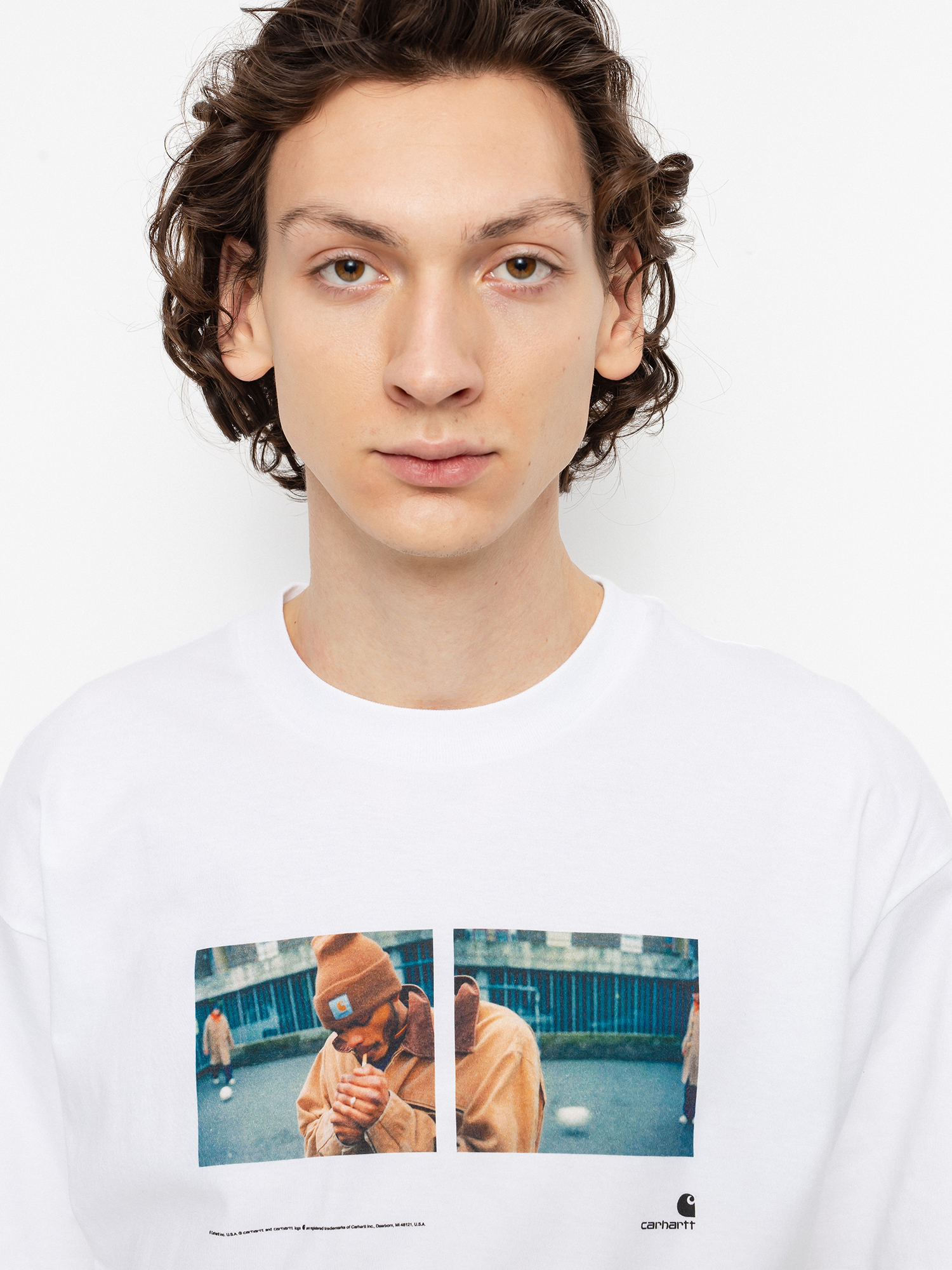 T-shirt Carhartt WIP Backyard (white)