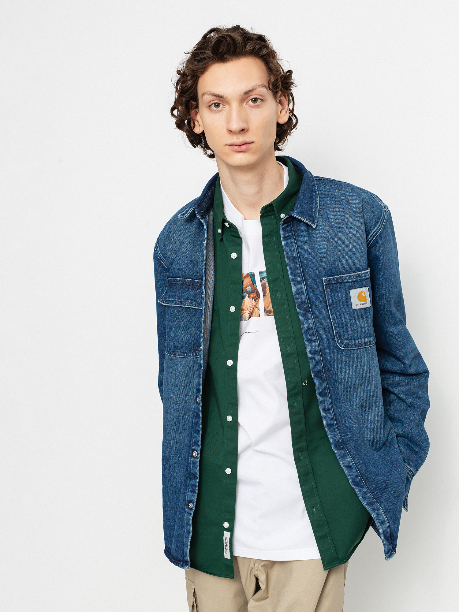 T-shirt Carhartt WIP Backyard (white)